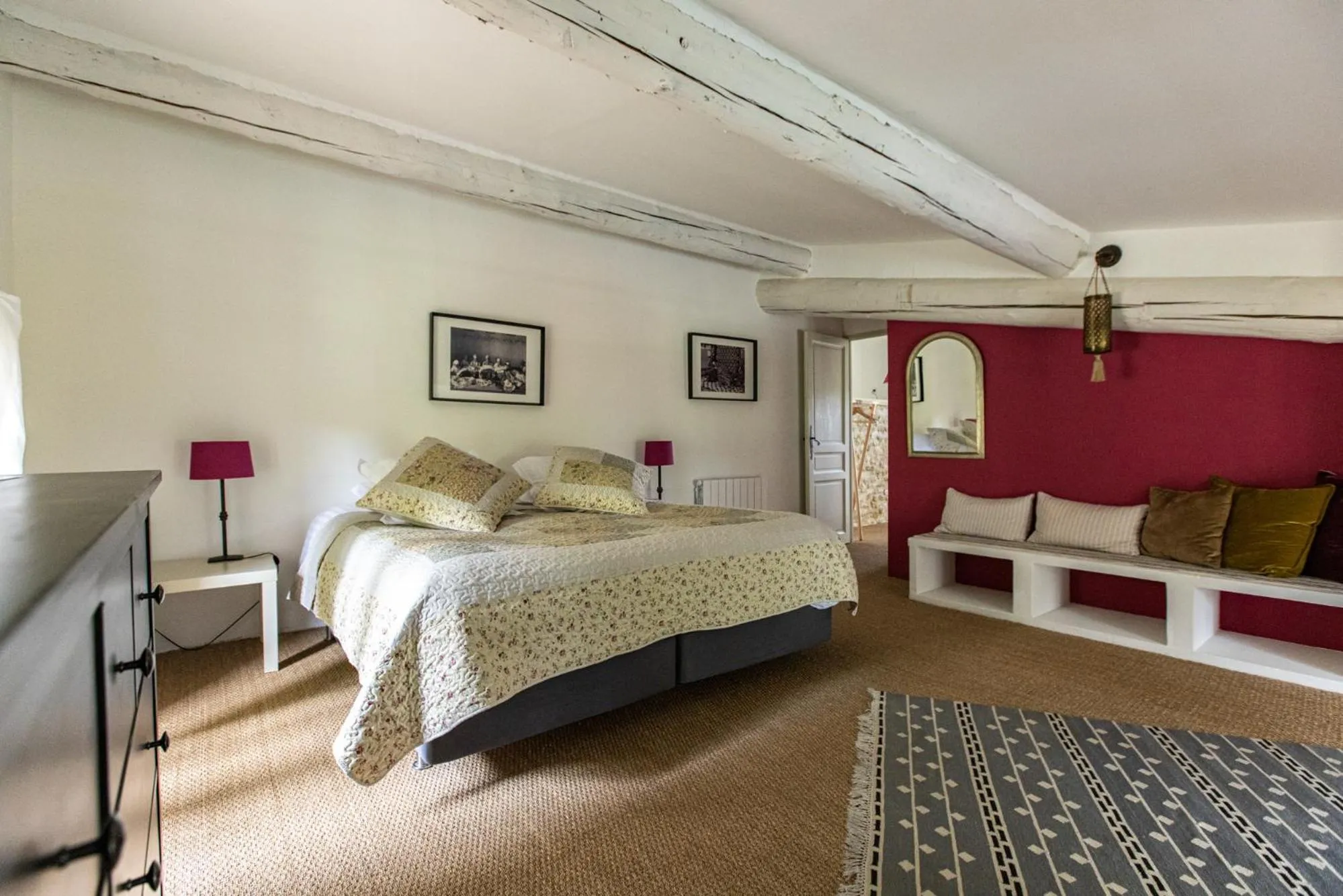 Bed in Le Prieuré La Madelène