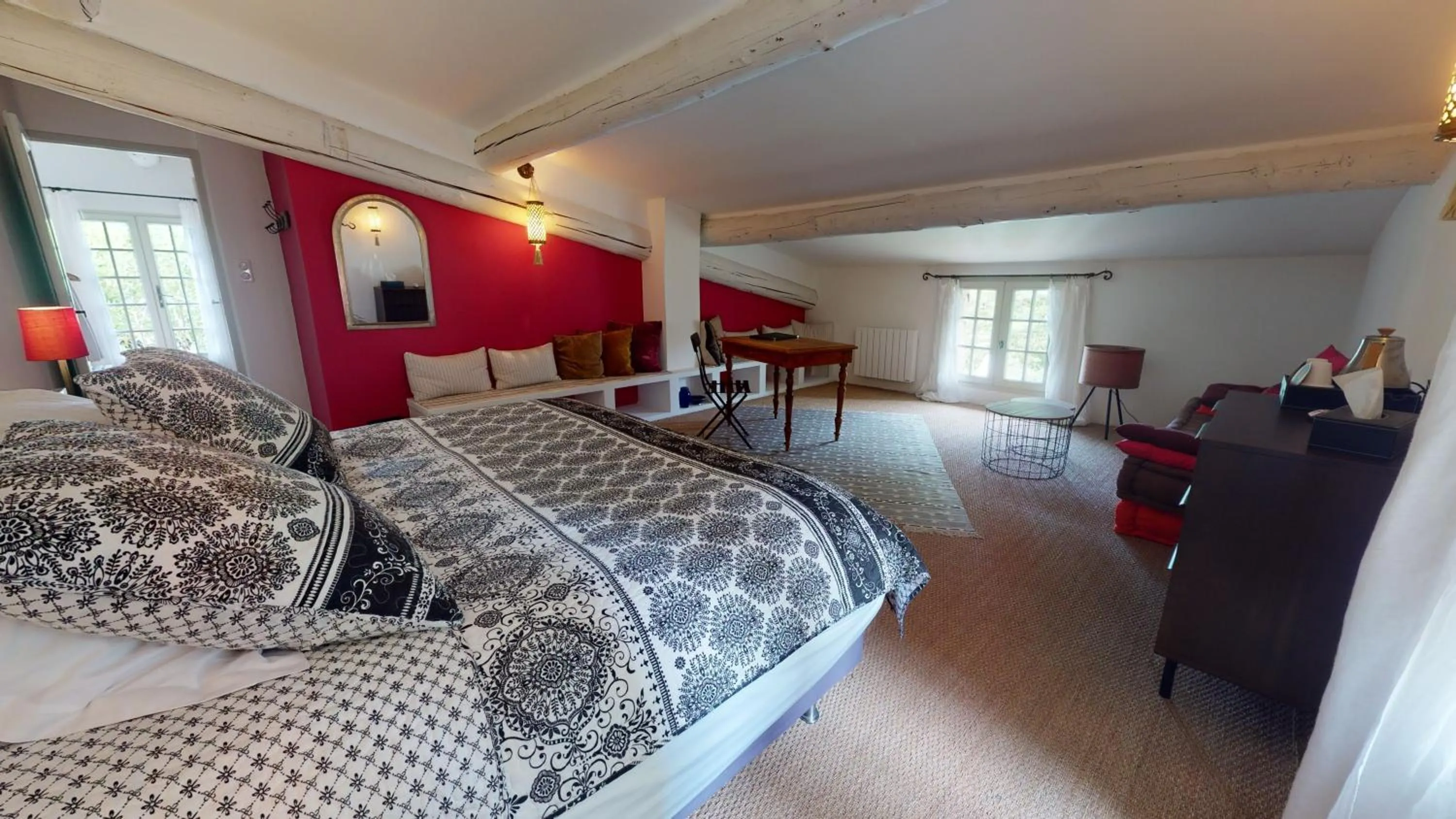 Bed in Le Prieuré La Madelène