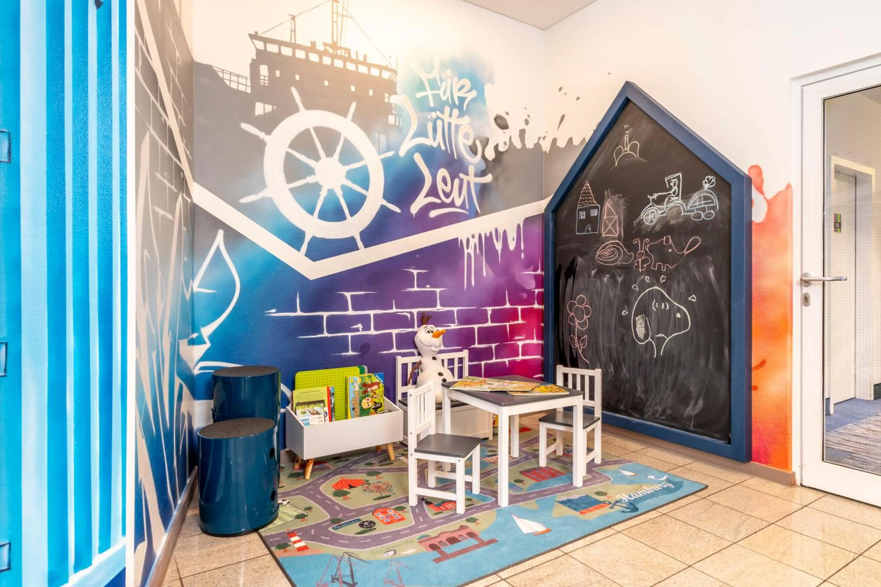 Children play ground in ibis Styles Hamburg Alster City