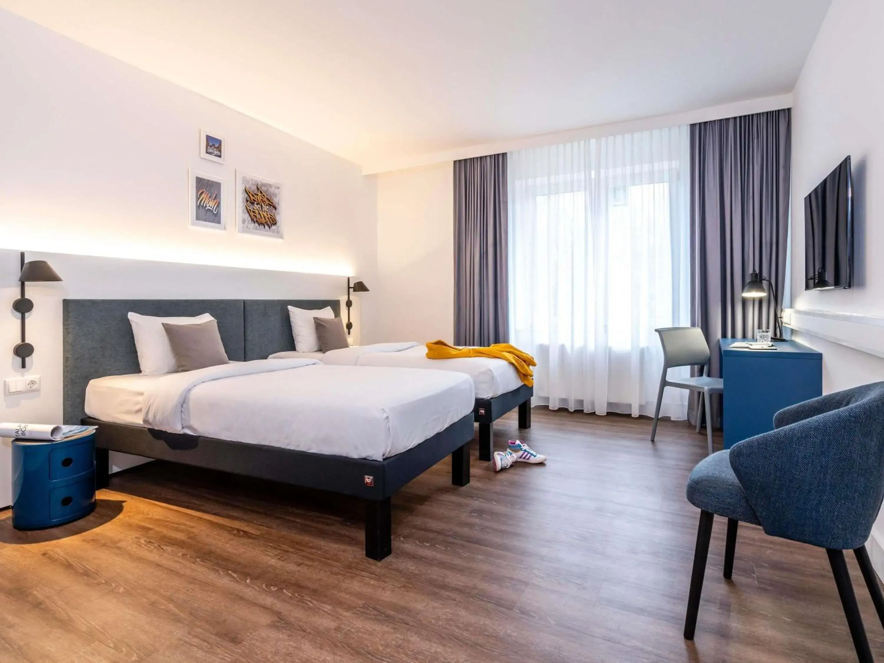 Bedroom, Bed in ibis Styles Hamburg Alster City Bedroom, Bed in ibis Styles Hamburg Alster City