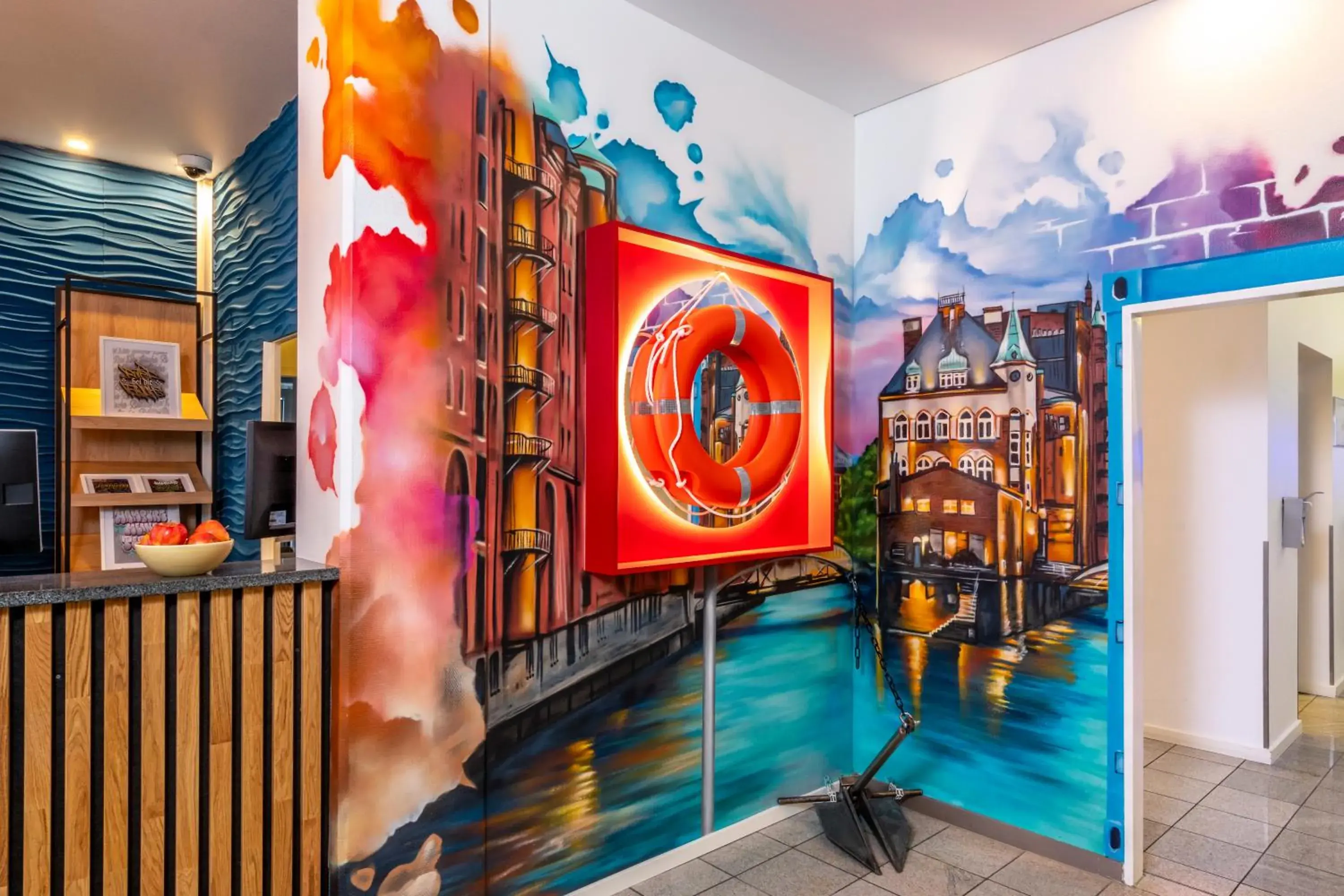 Lobby or reception in ibis Styles Hamburg Alster City Lobby or reception in ibis Styles Hamburg Alster City