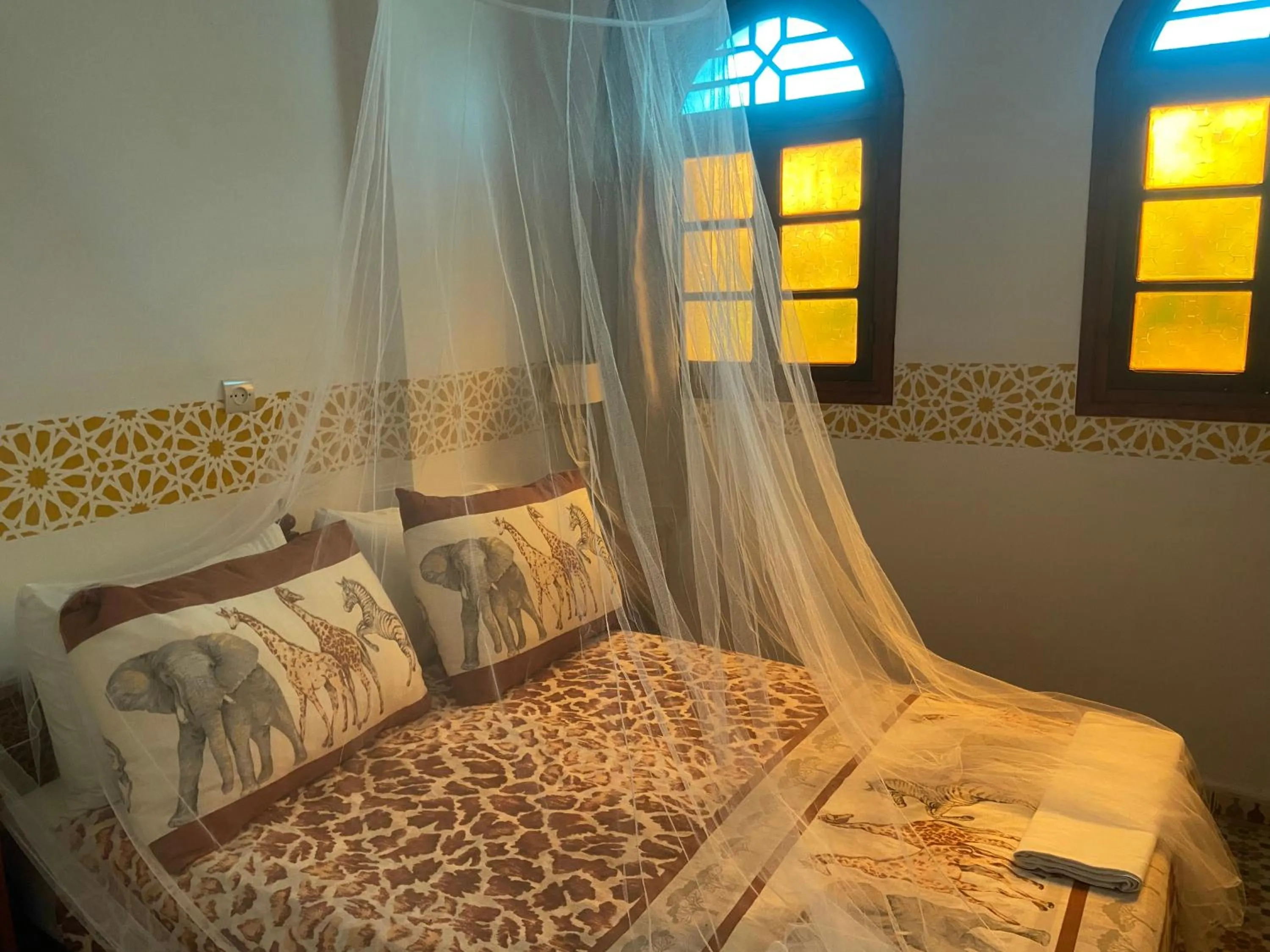 Bed in Riad Salt River