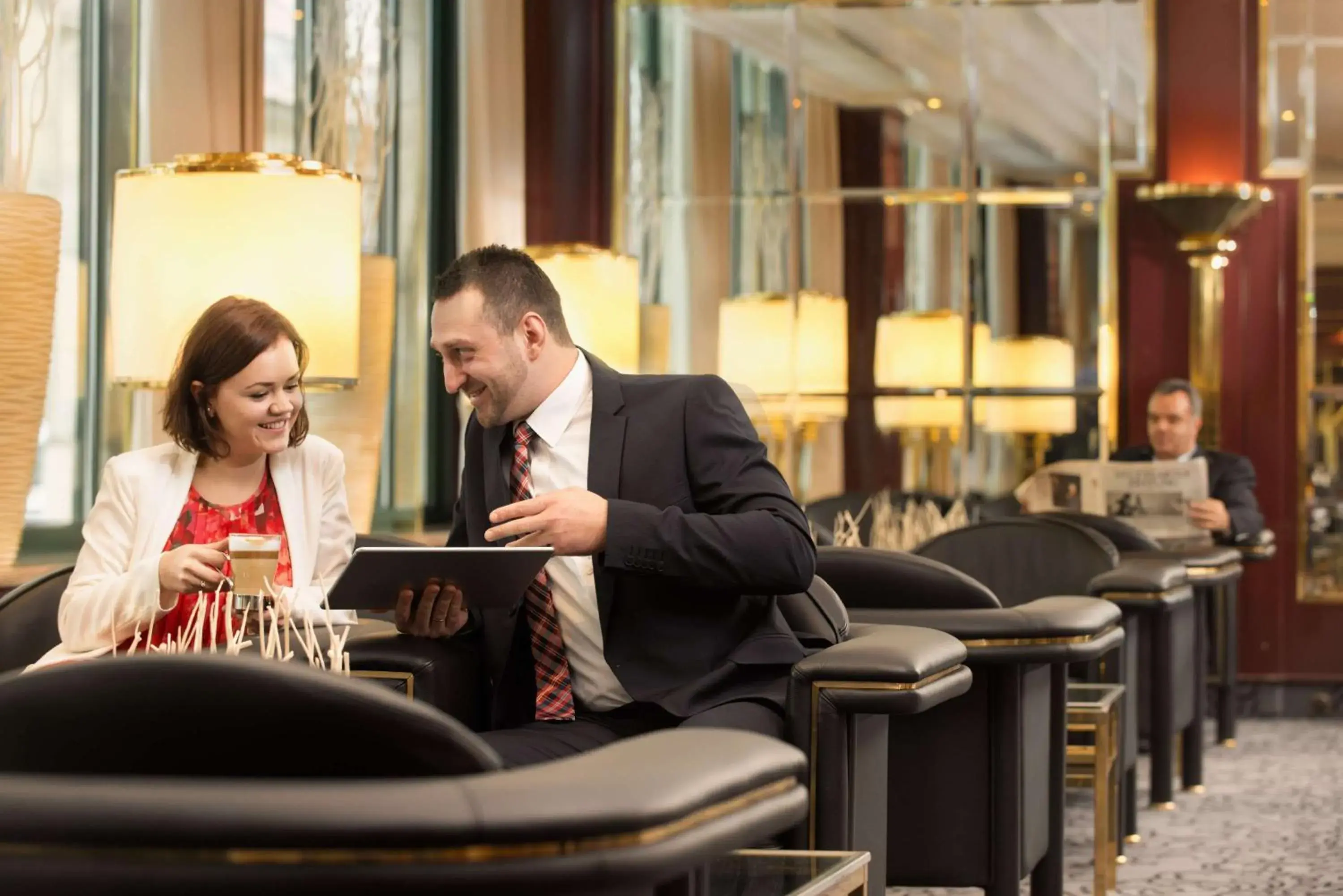 Lobby or reception in Maritim Hotel Stuttgart Lobby or reception in Maritim Hotel Stuttgart