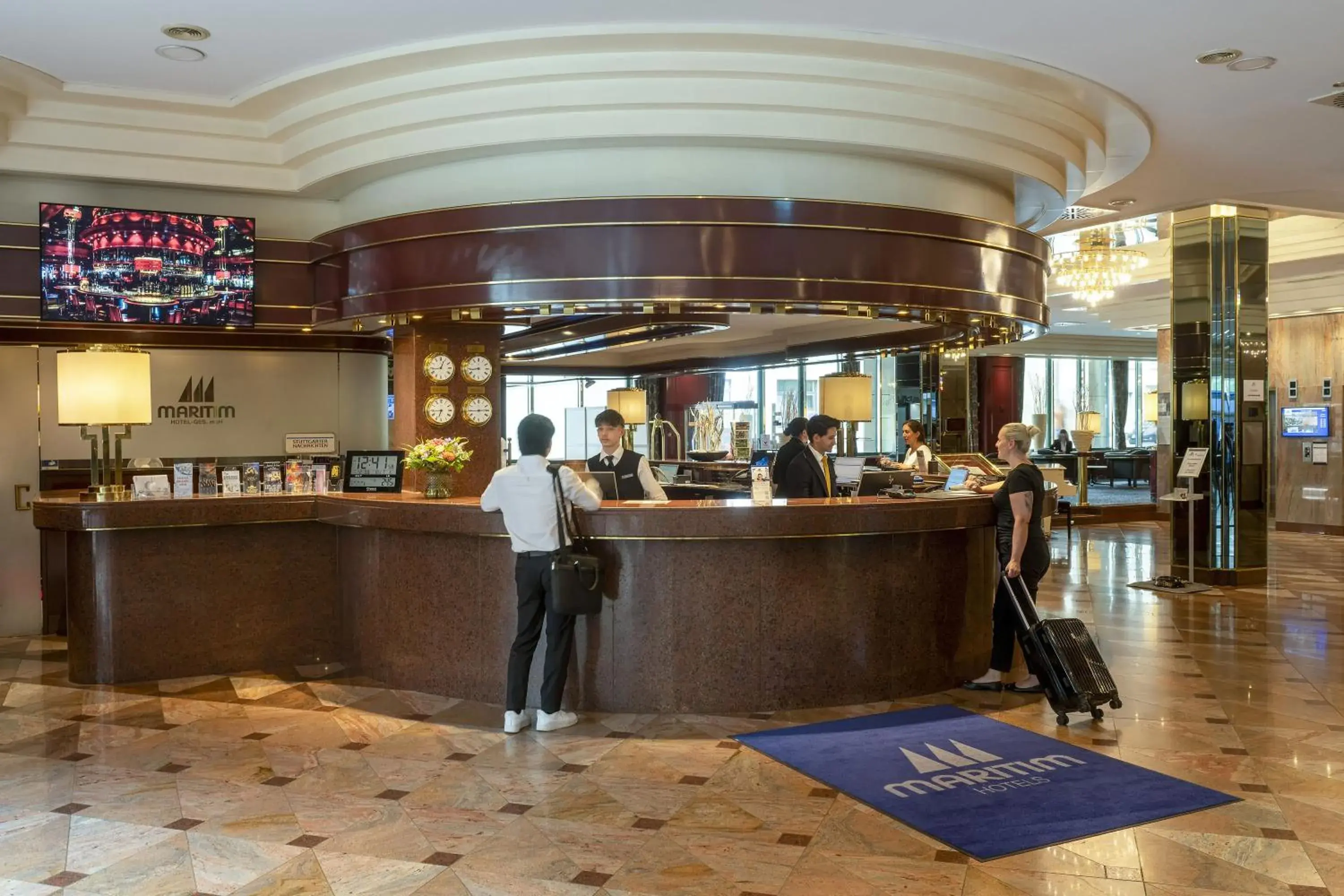 Lobby or reception in Maritim Hotel Stuttgart Lobby or reception in Maritim Hotel Stuttgart