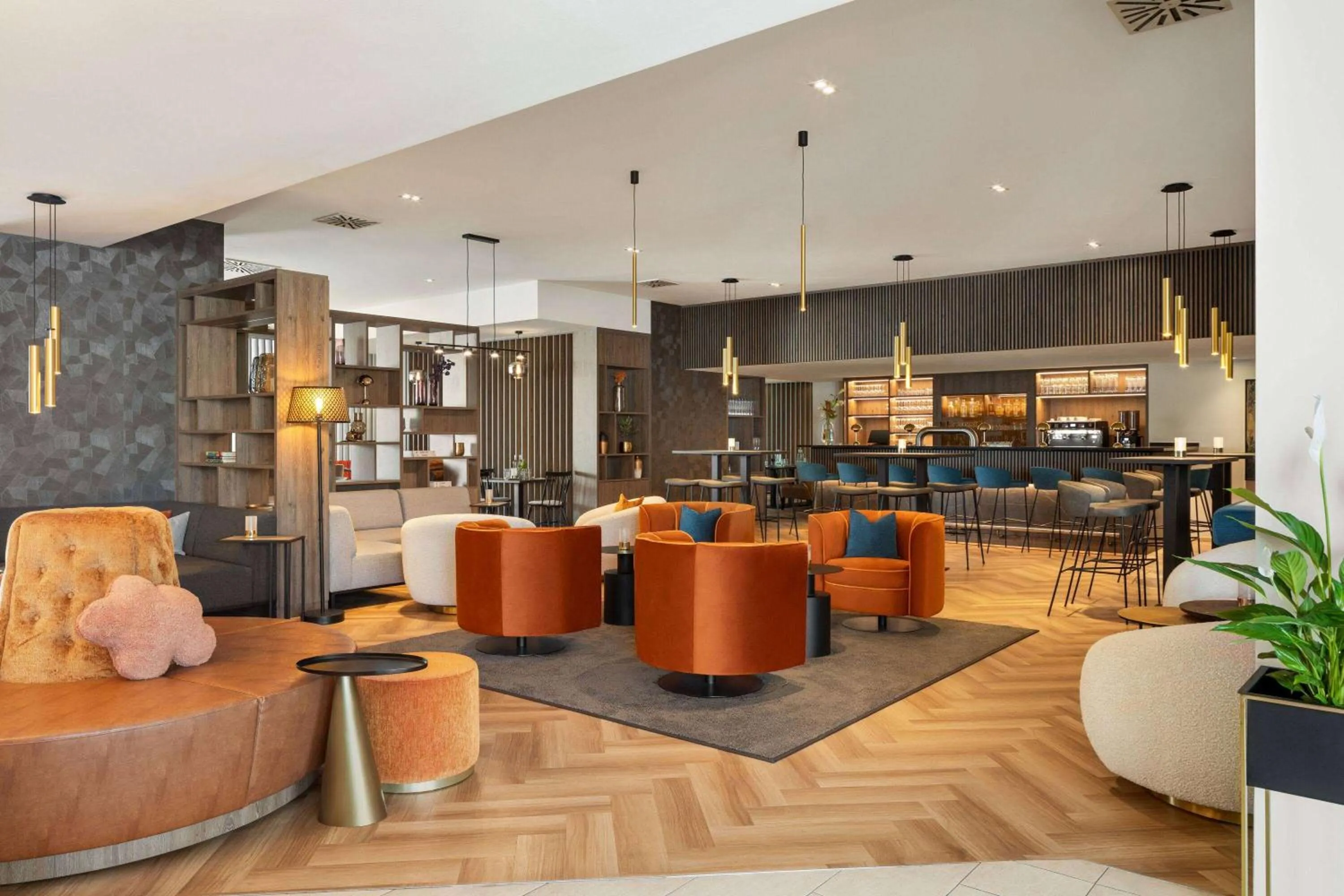 Lobby or reception in Vienna House Easy by Wyndham Frankfurt Airport