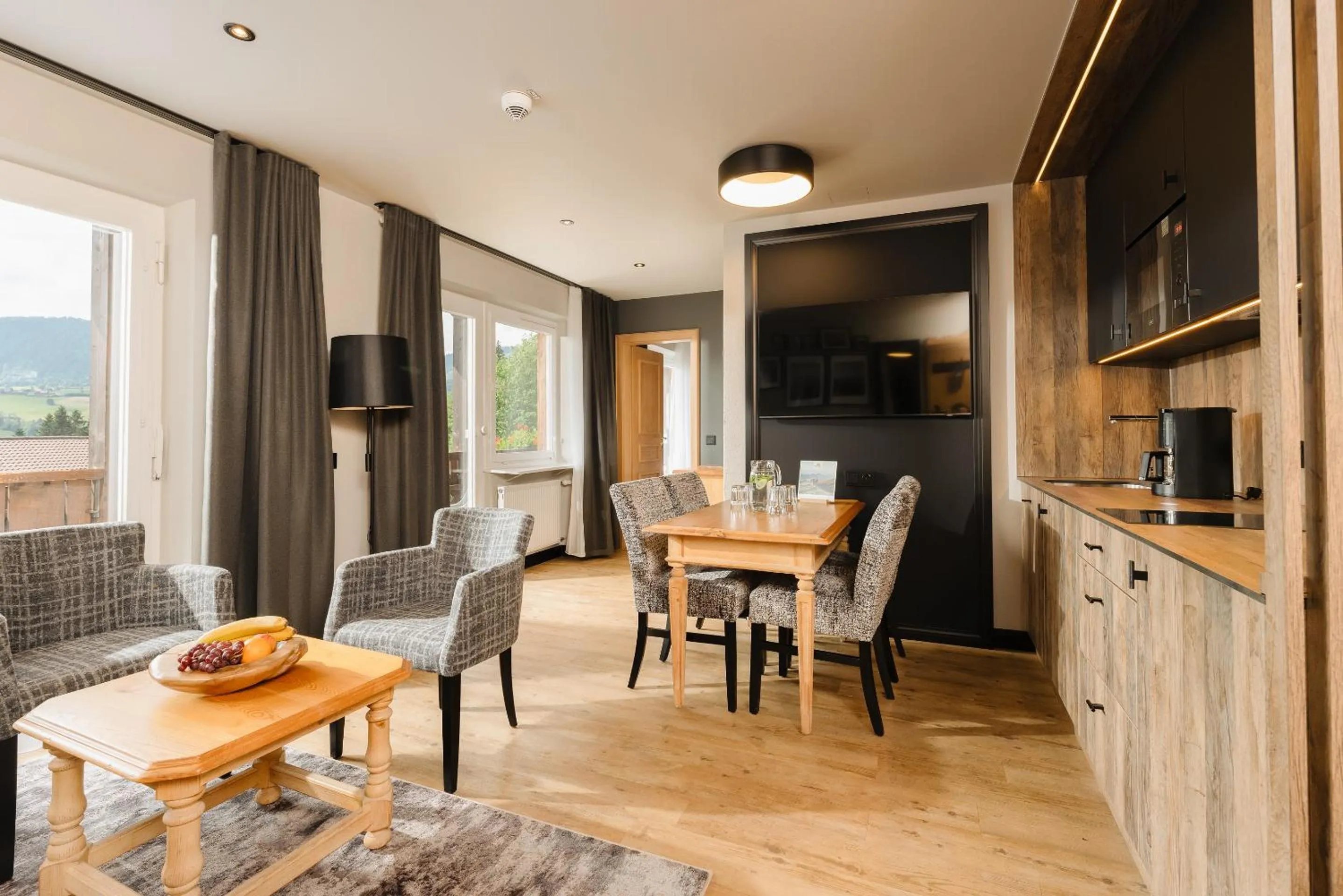 Living room in MONDI Resort und Chalet Oberstaufen