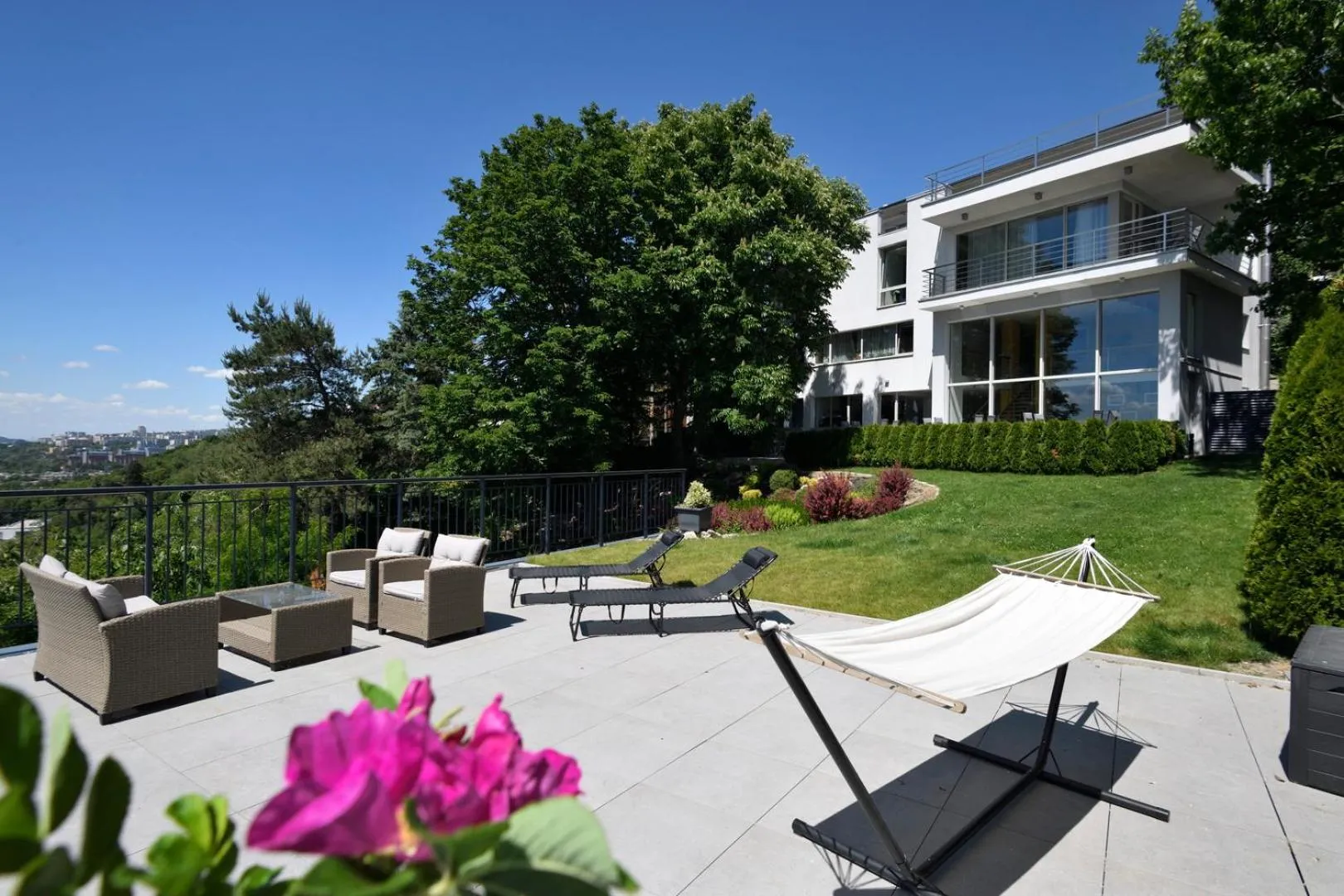 Property building in River View Apartments Hotel