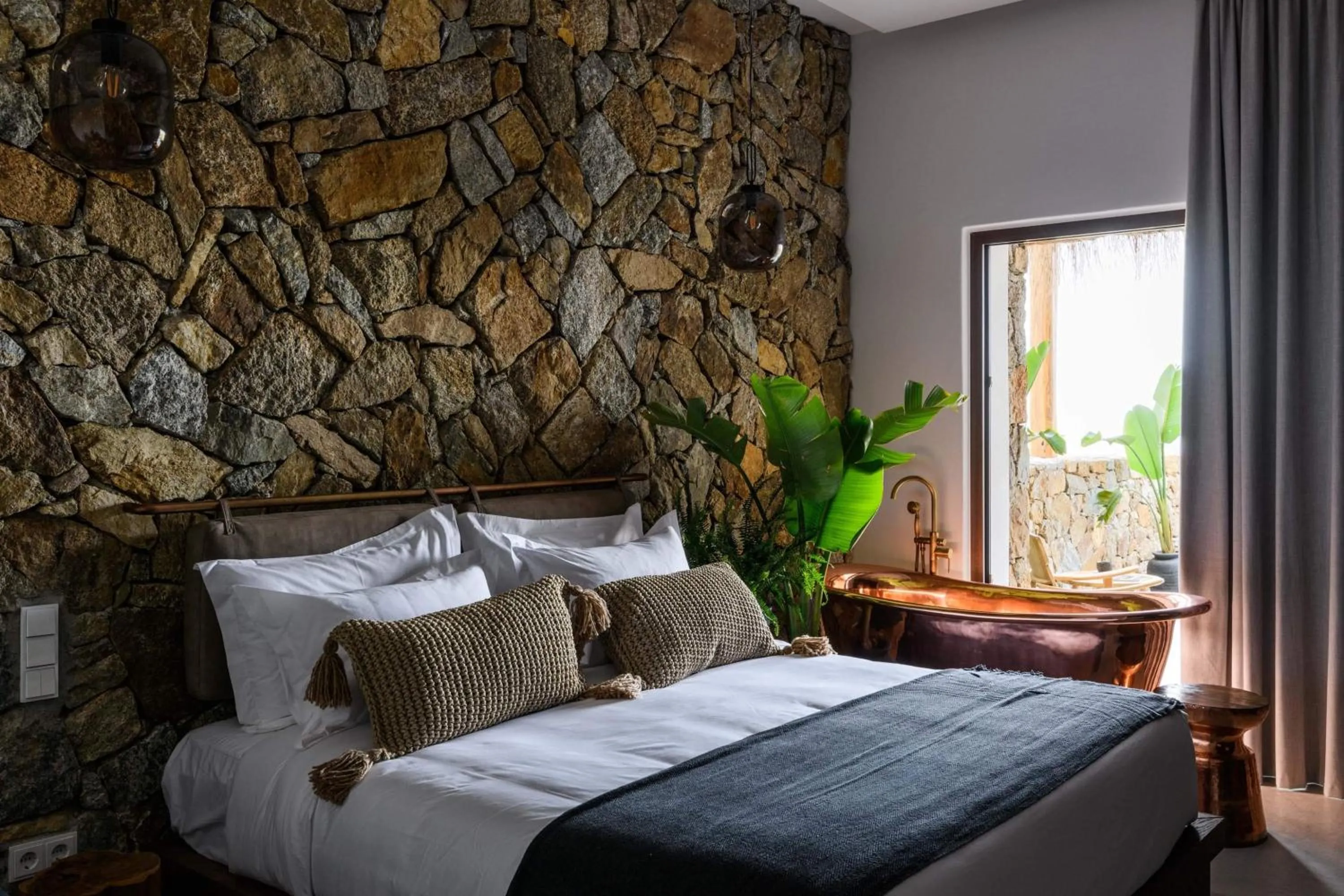 Bed in Charisma Hotel and Wellness Club