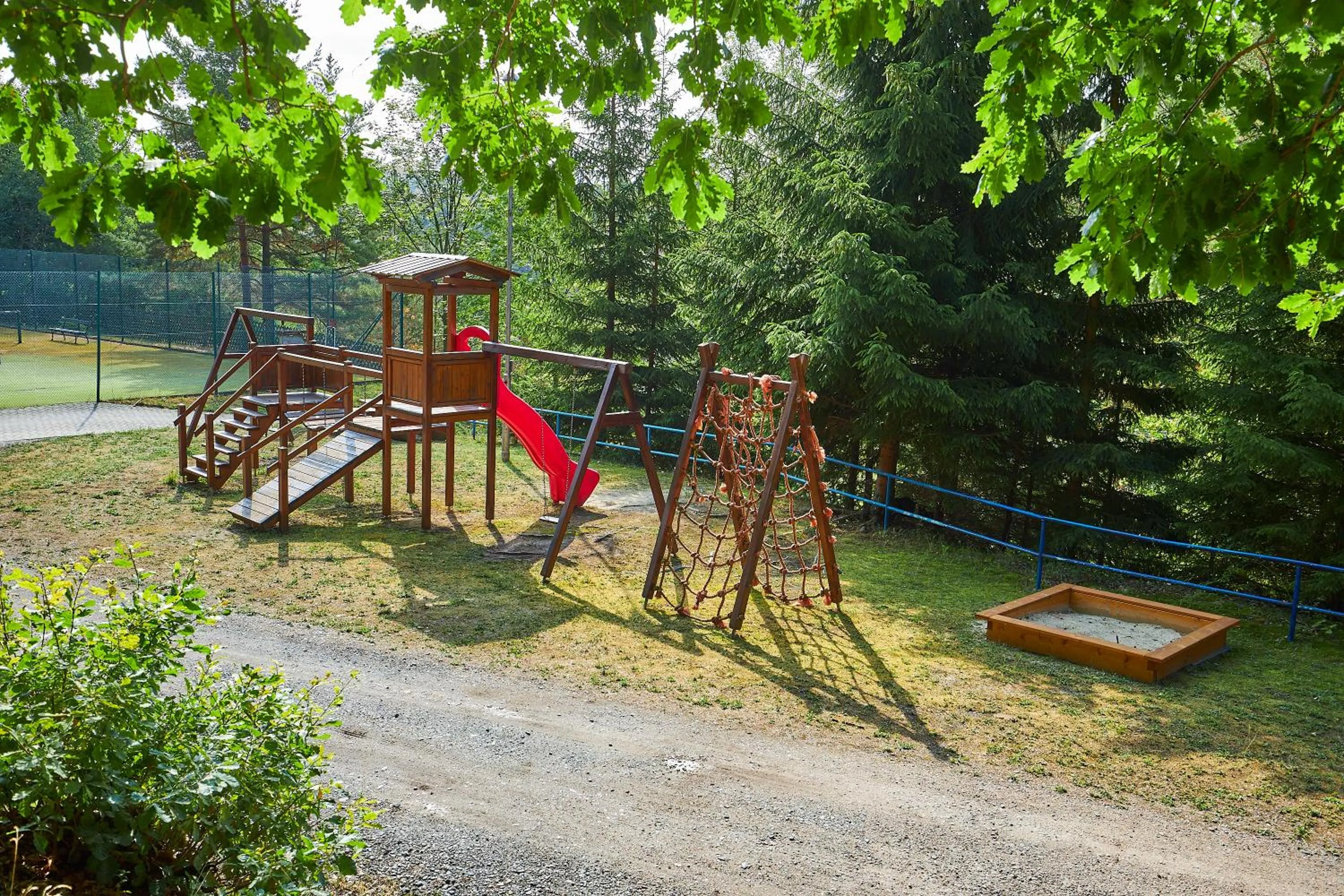 Children play ground in Flair-Waldhotel Mellestollen