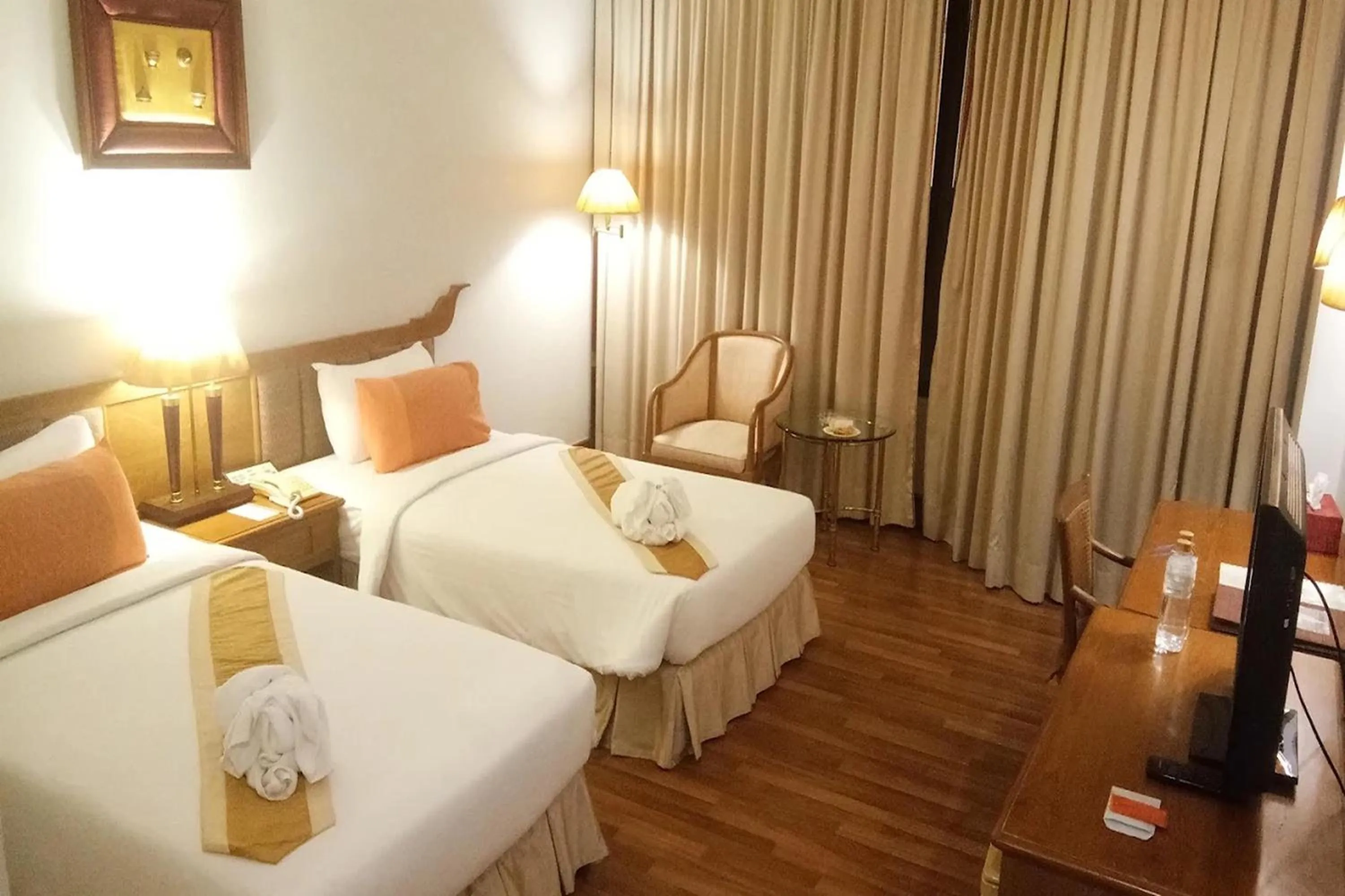 Bed in Laithong Hotel Ubon Ratchathani