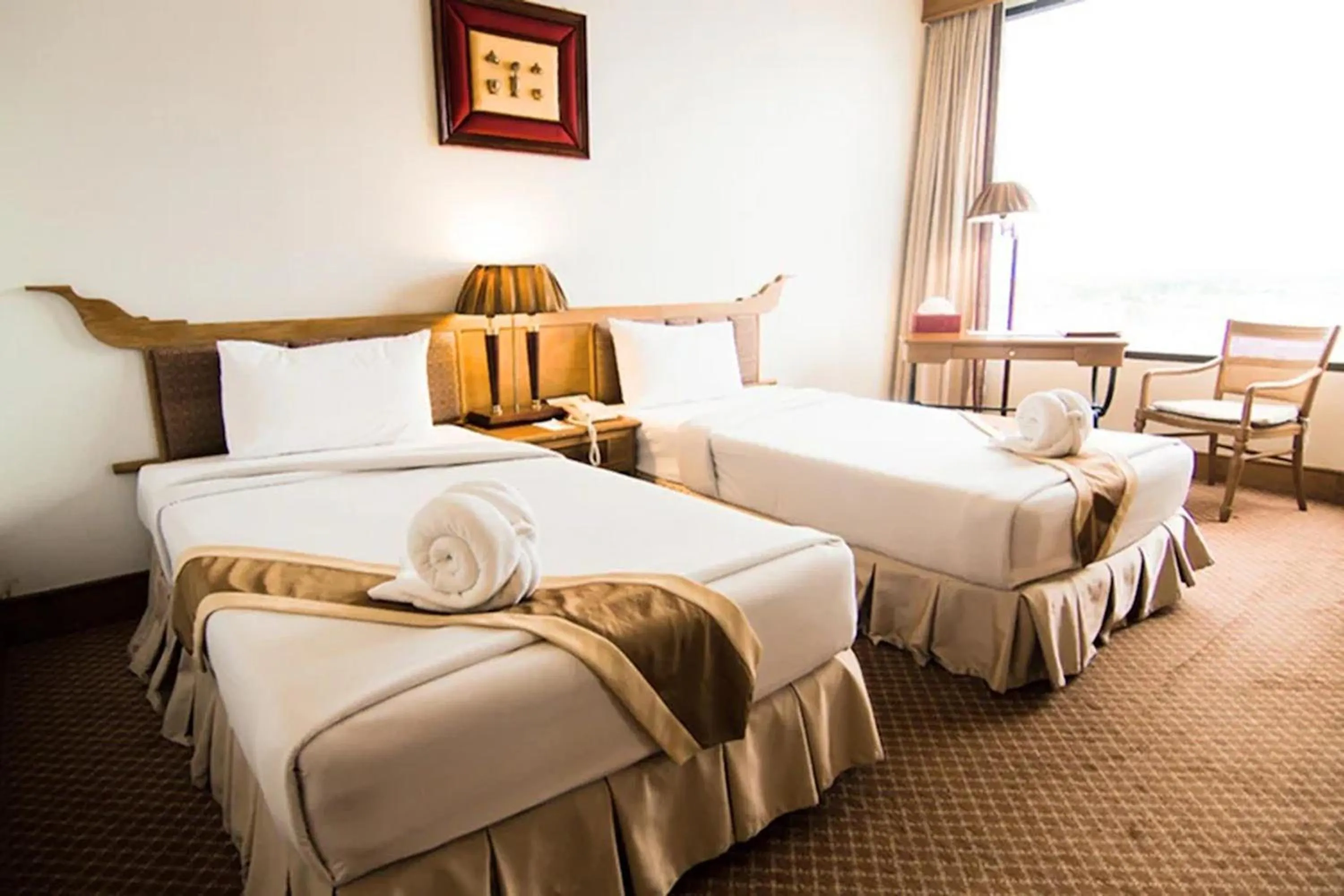 Bed in Laithong Hotel Ubon Ratchathani