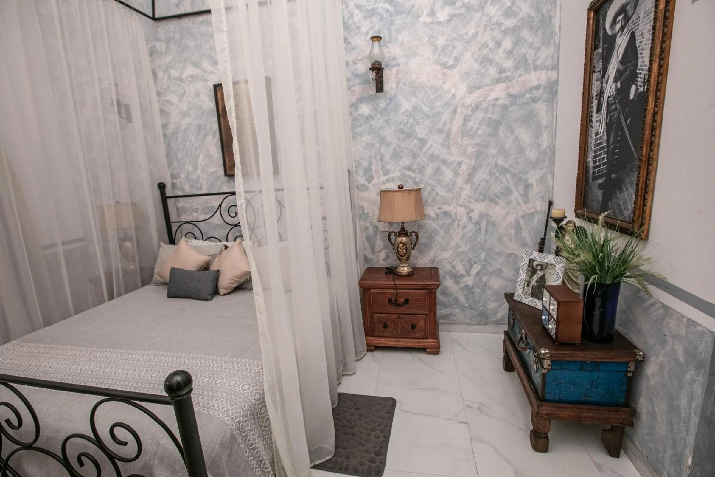 Bed in Hotel Hacienda San Isidro