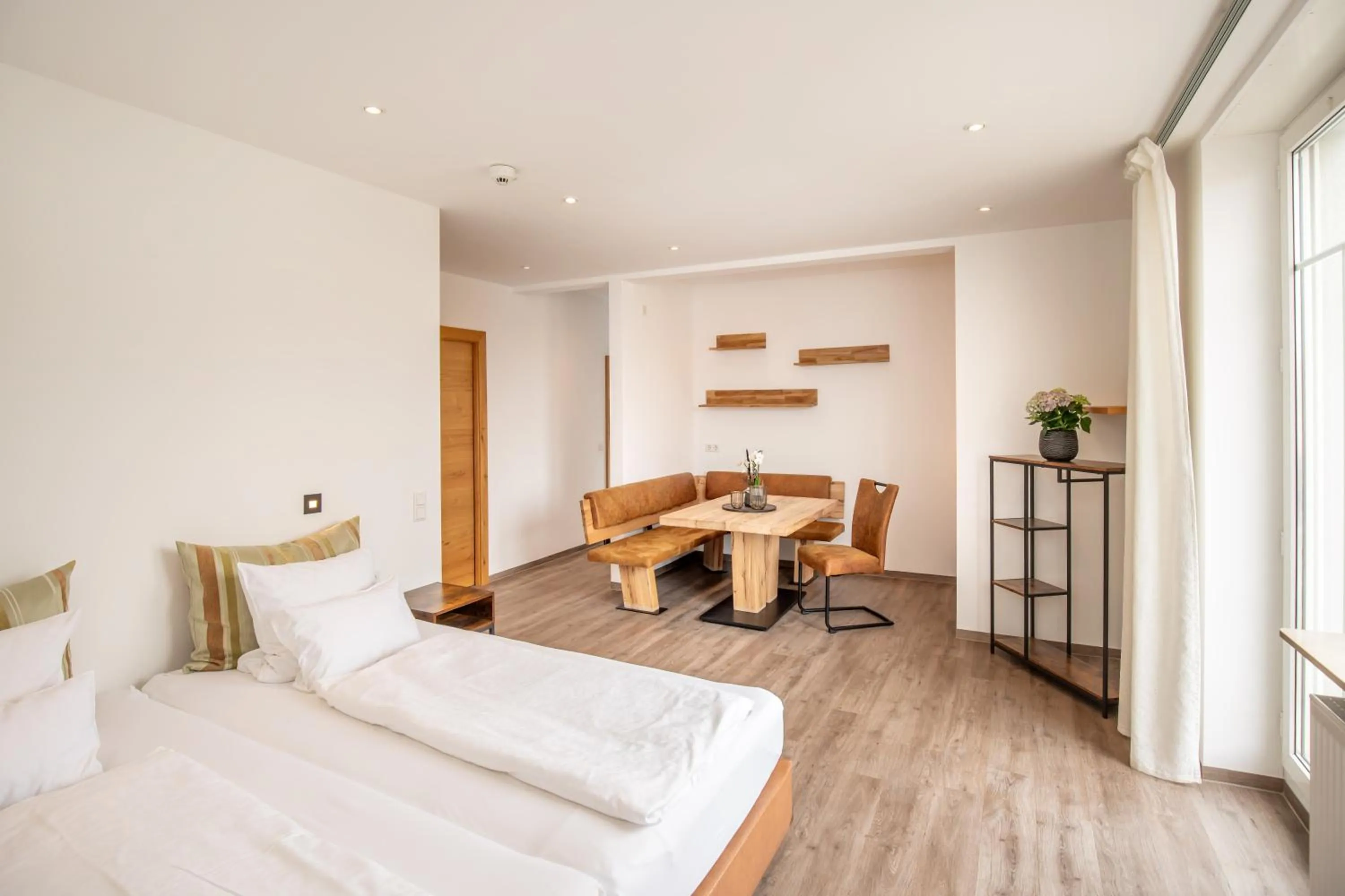 Bed in Brauereigasthof Zum Löwenbräu