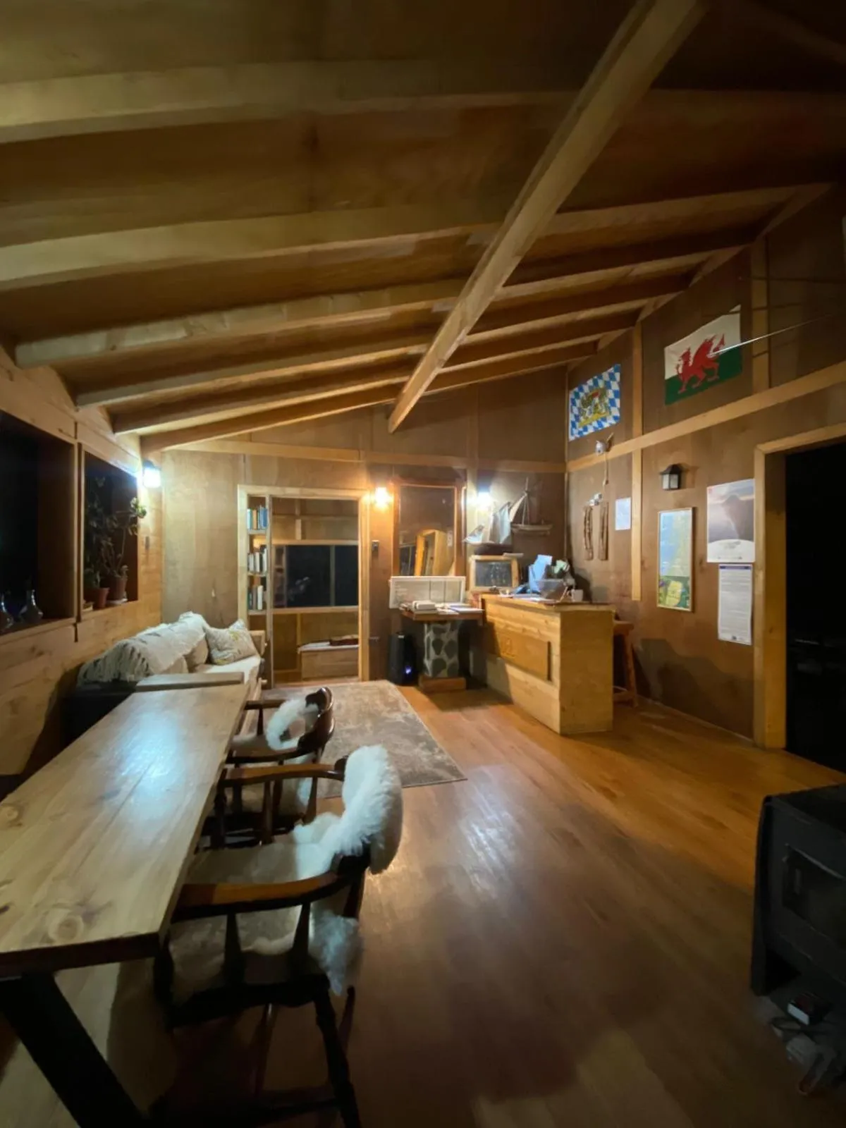 Lobby or reception in Posada de Expediciones Kahuel