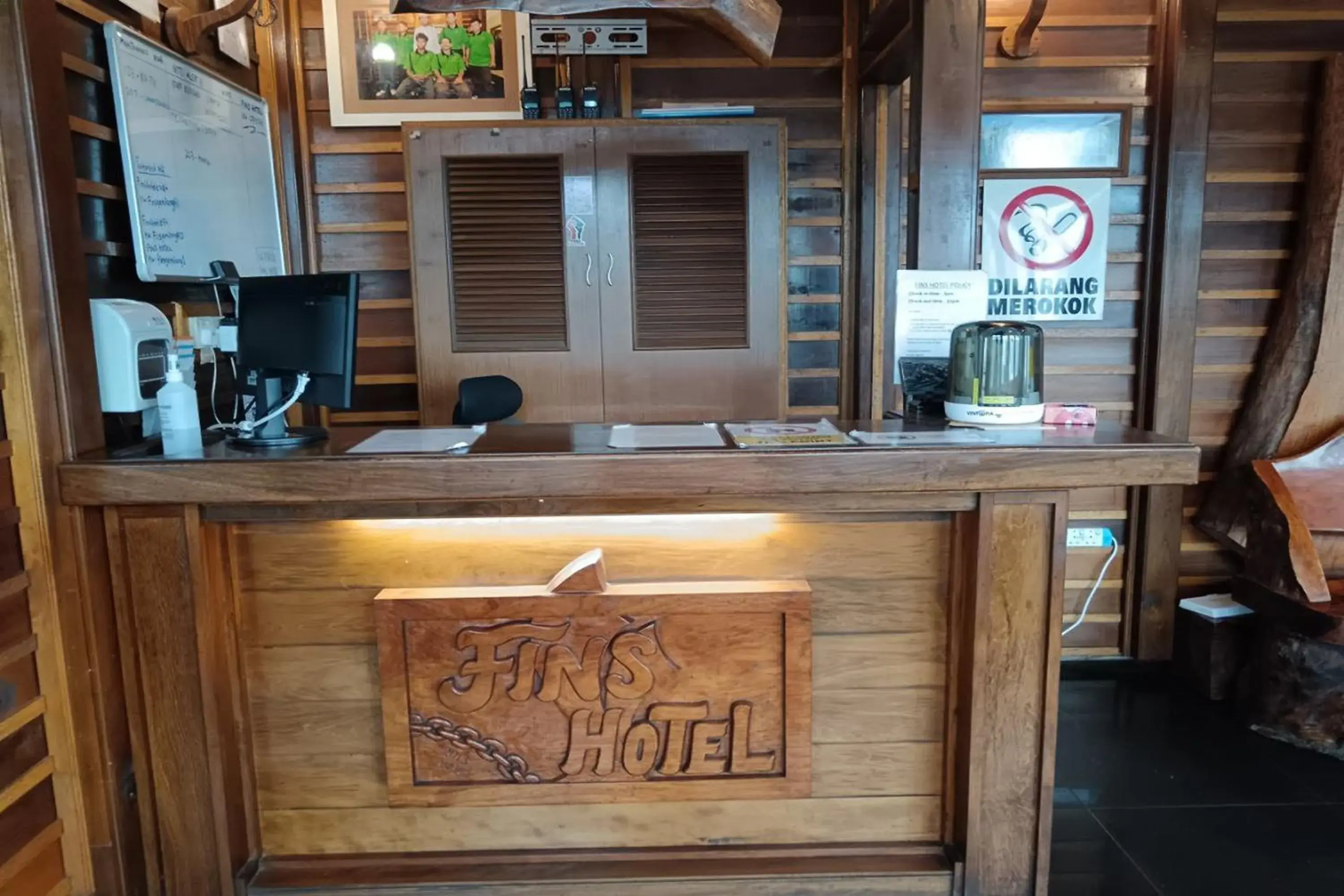 Lobby or reception in Fins Hotel, Alor Setar Lobby or reception in Fins Hotel, Alor Setar