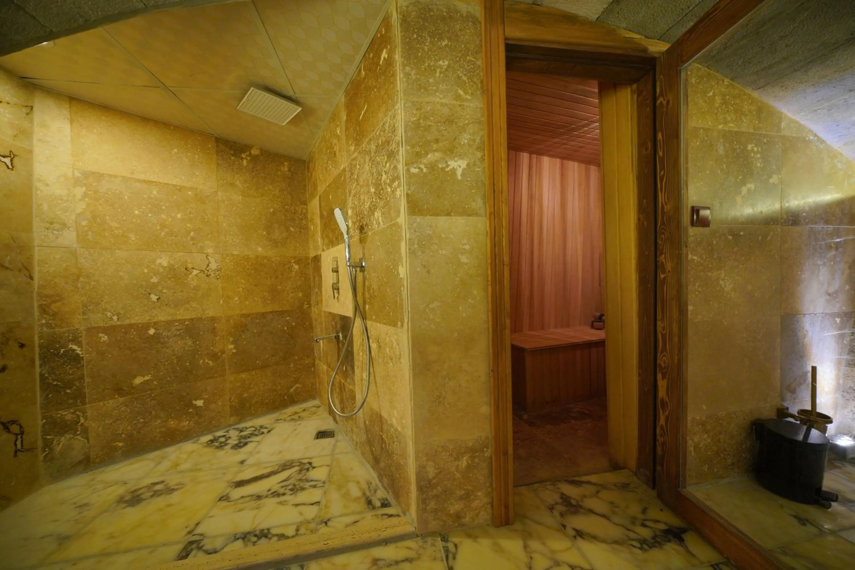 Shower in View Cave Hotel
