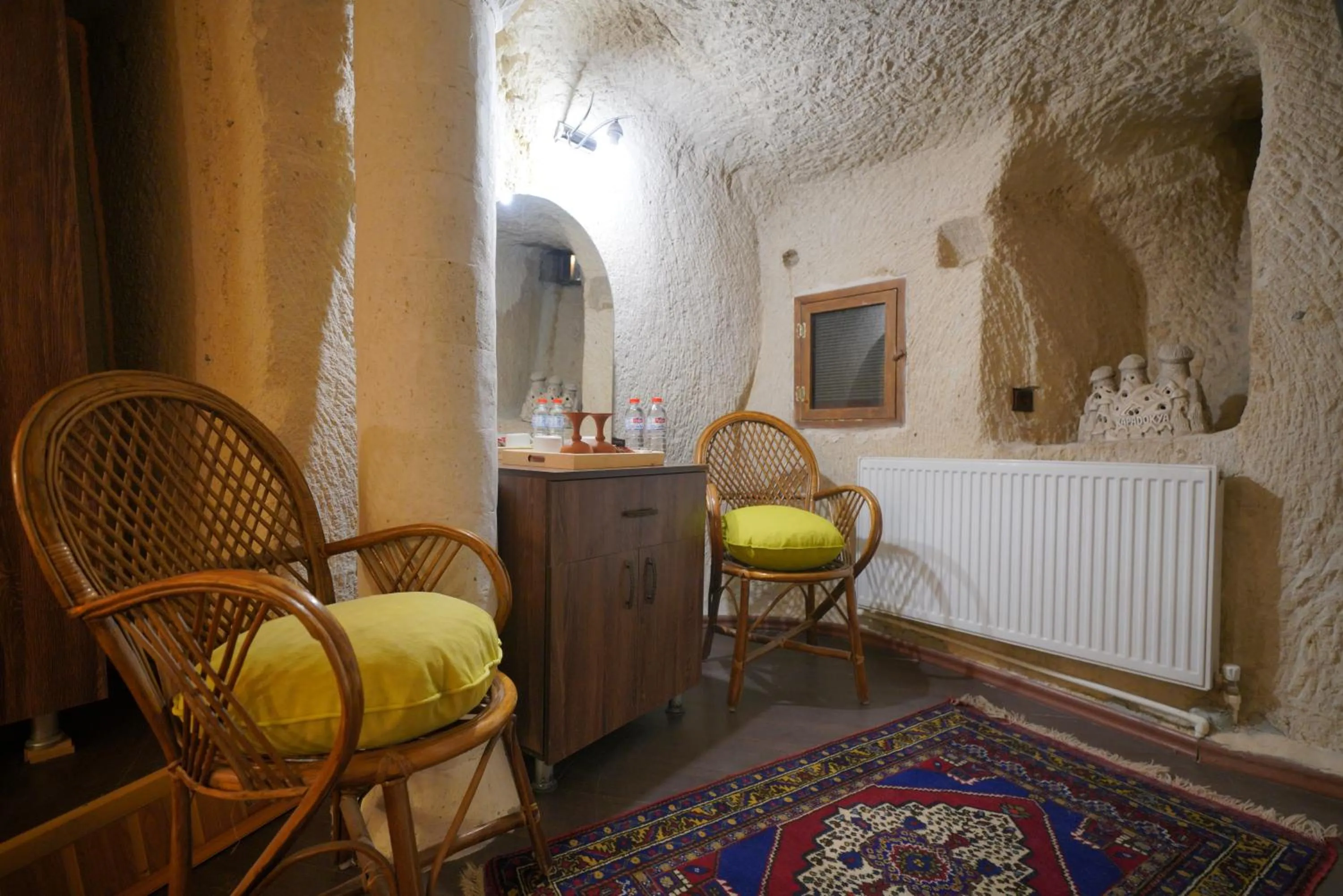 Seating area in View Cave Hotel
