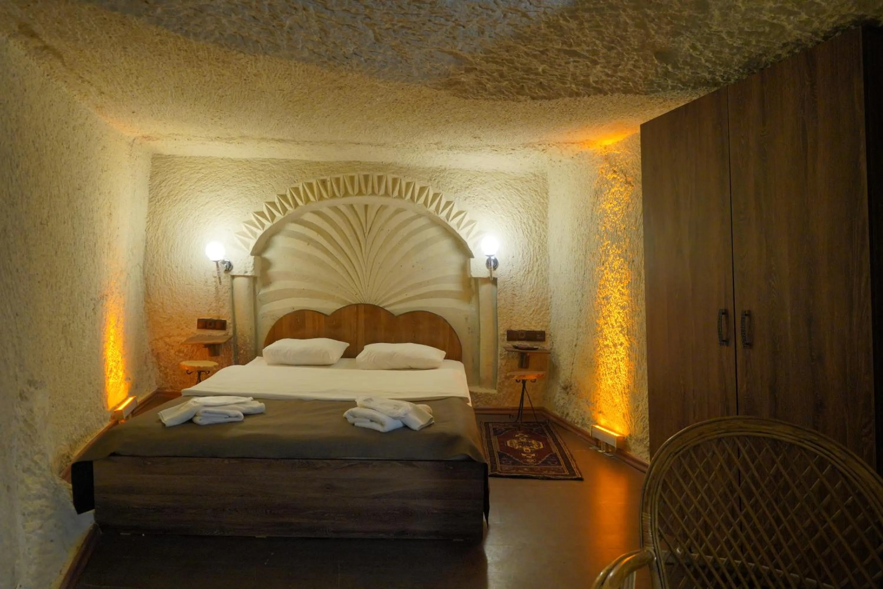 Bed in View Cave Hotel