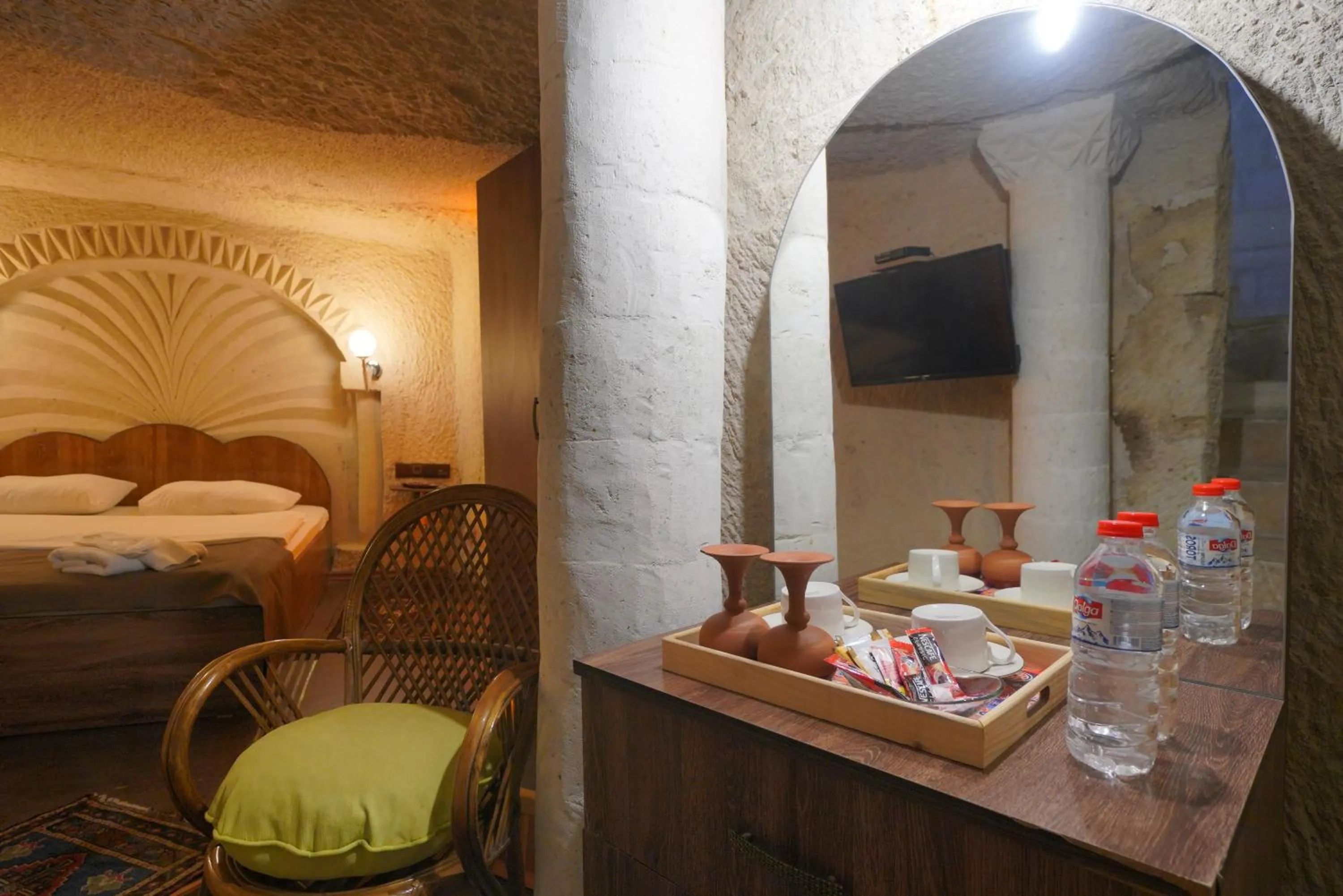 Bed in View Cave Hotel