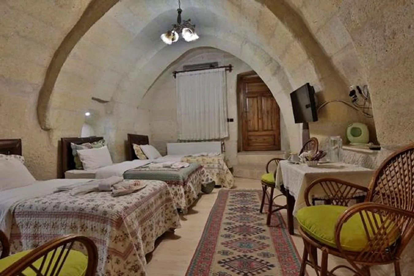 Bed in View Cave Hotel