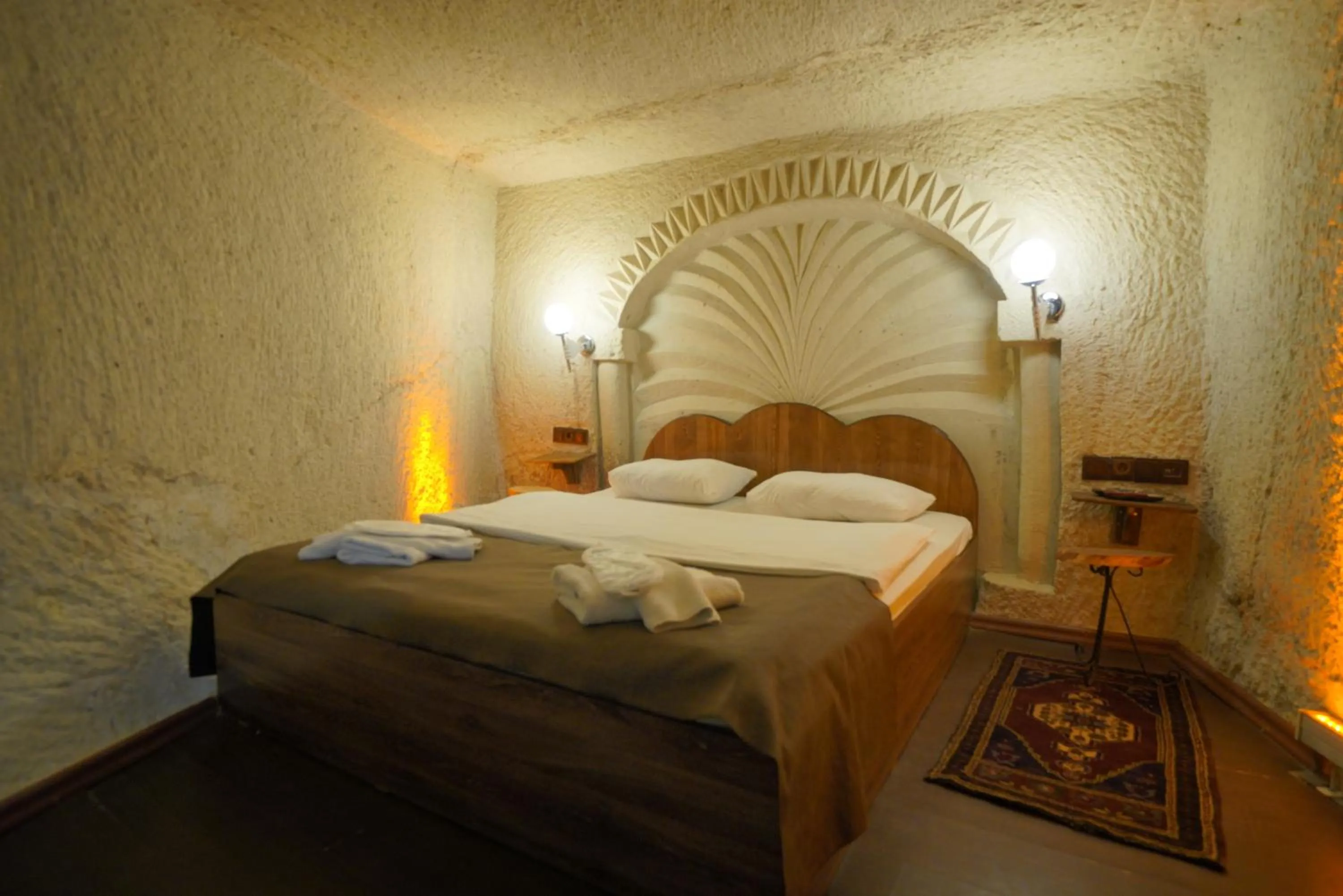 Bed in View Cave Hotel