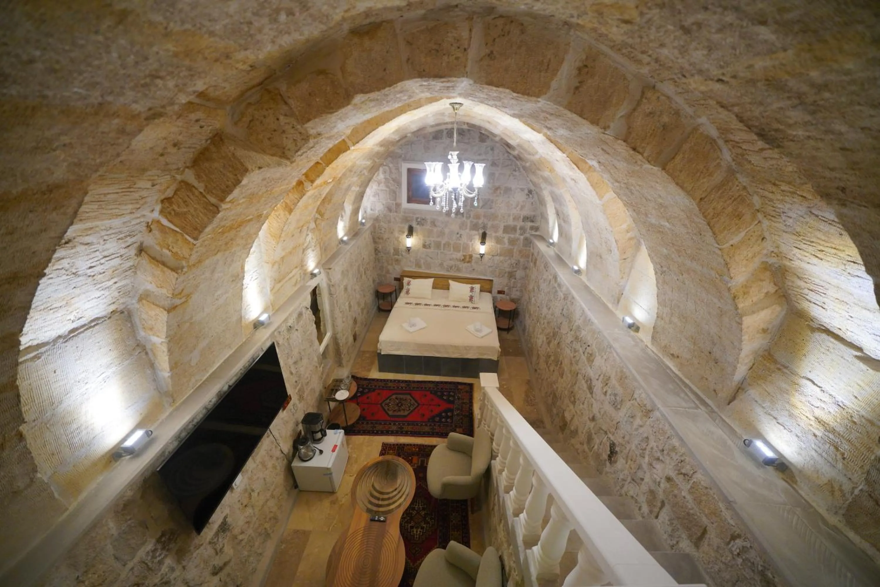 Bed in View Cave Hotel