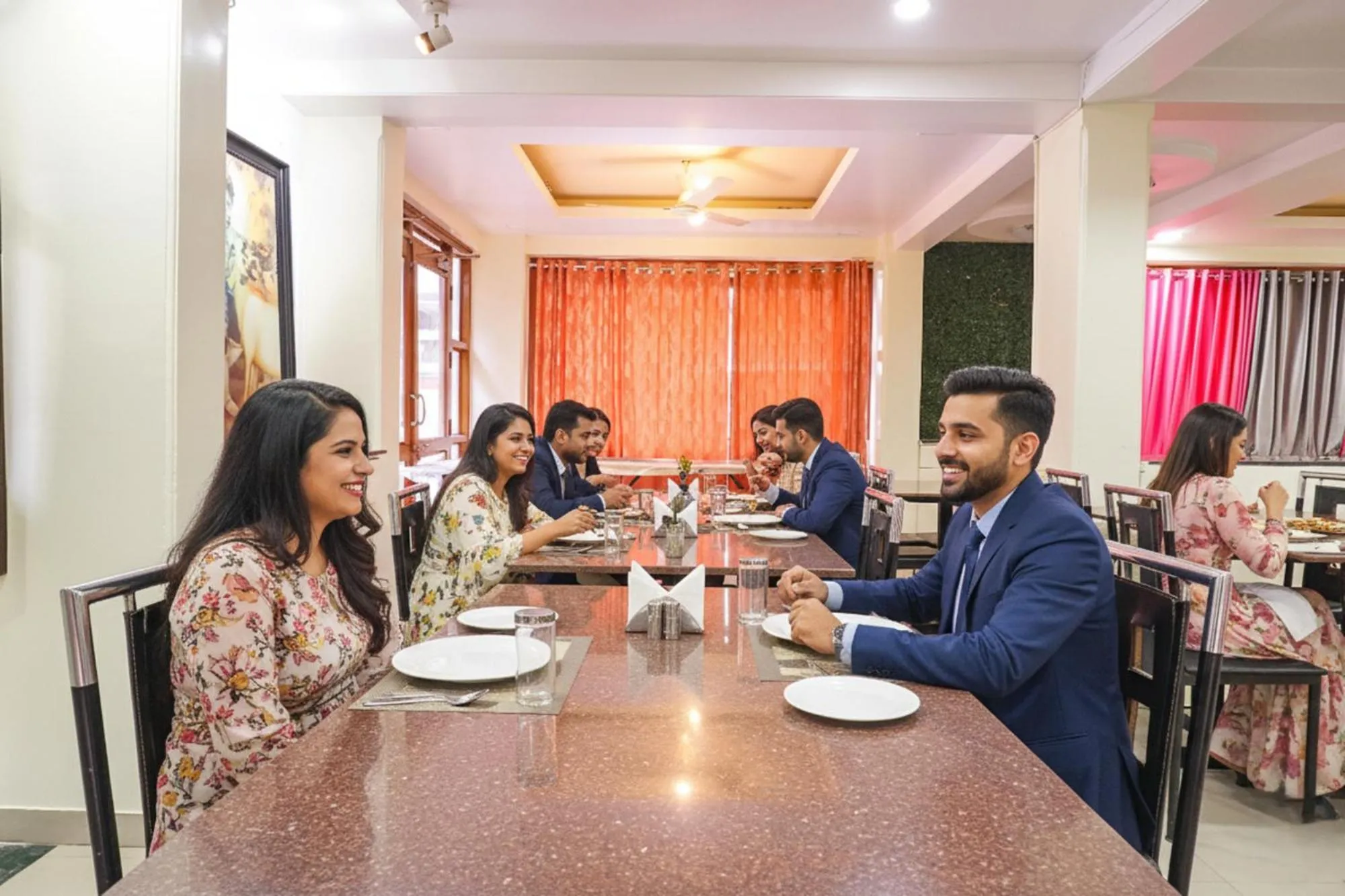 Restaurant/places to eat in FabHotel Shree Swami, Nr Bird Valley Udyan