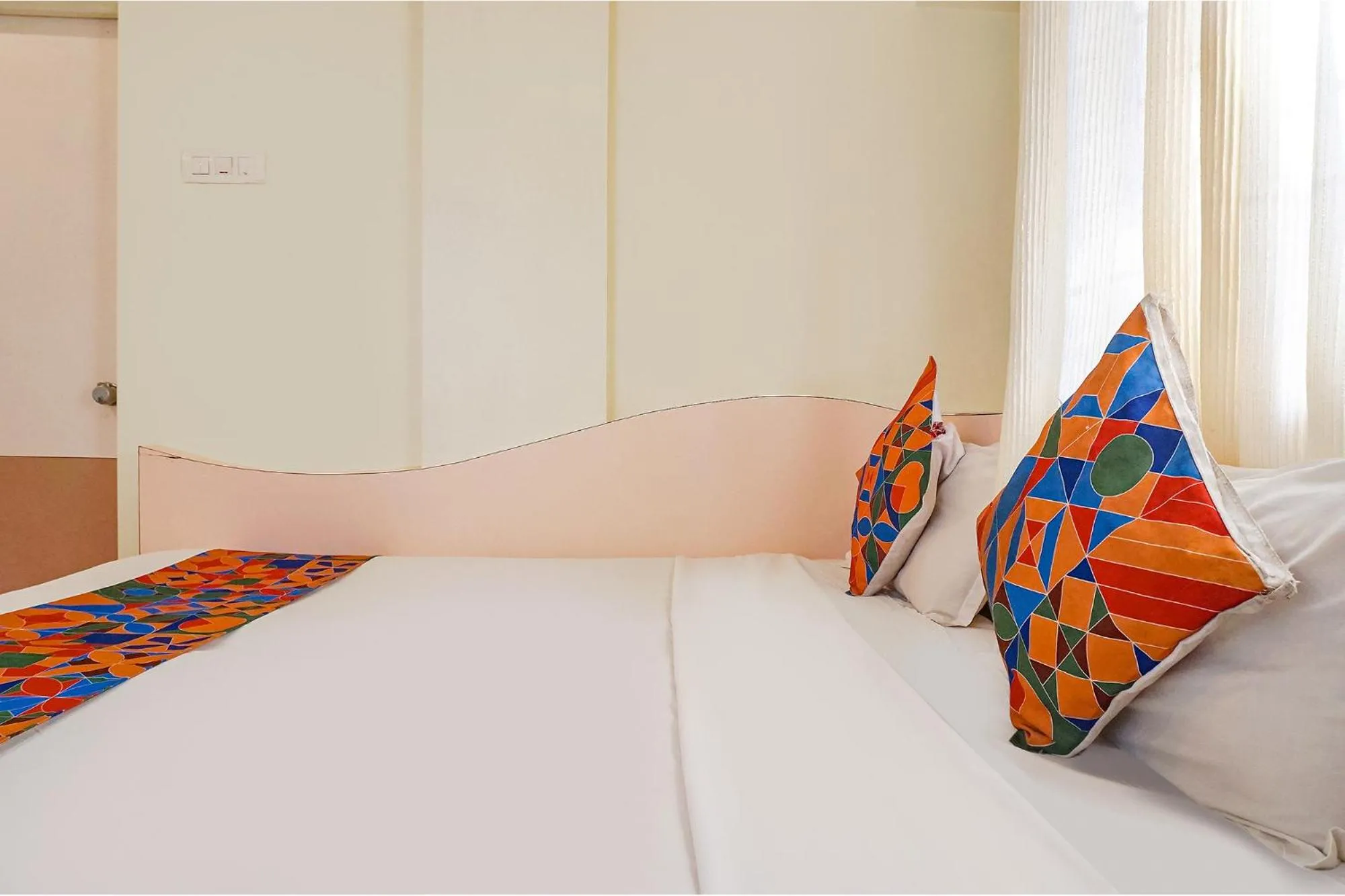 Bed in FabHotel Shree Swami, Nr Bird Valley Udyan