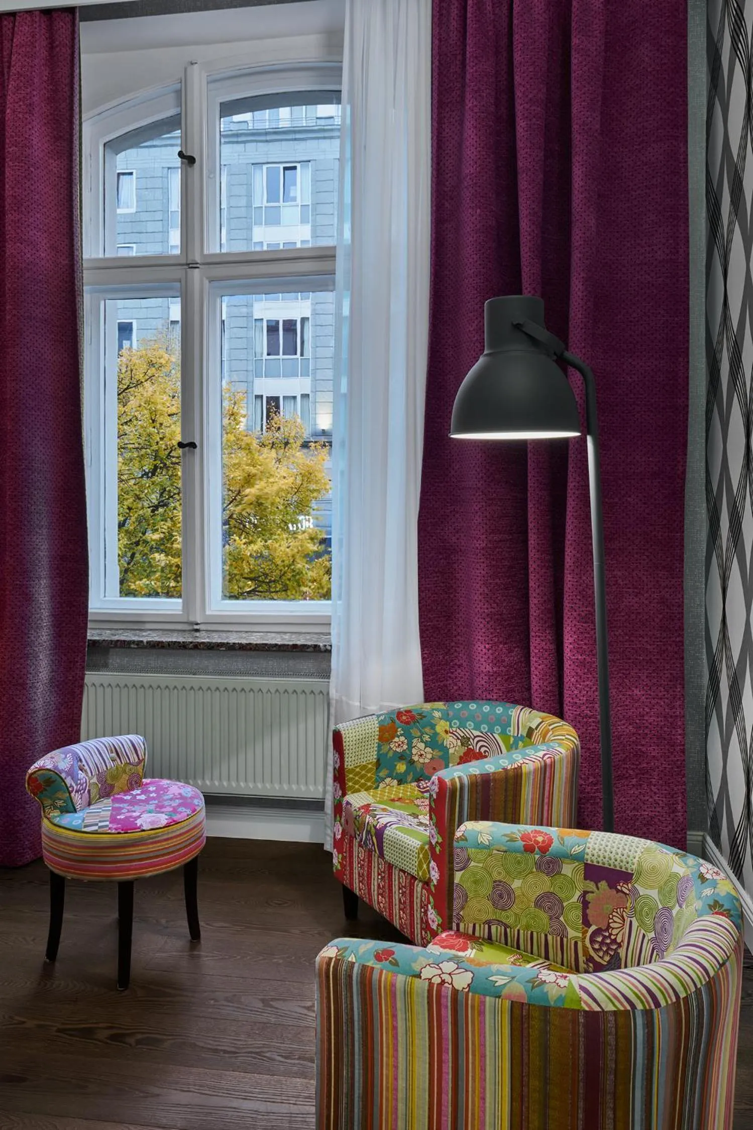 Seating area in Hotel 38