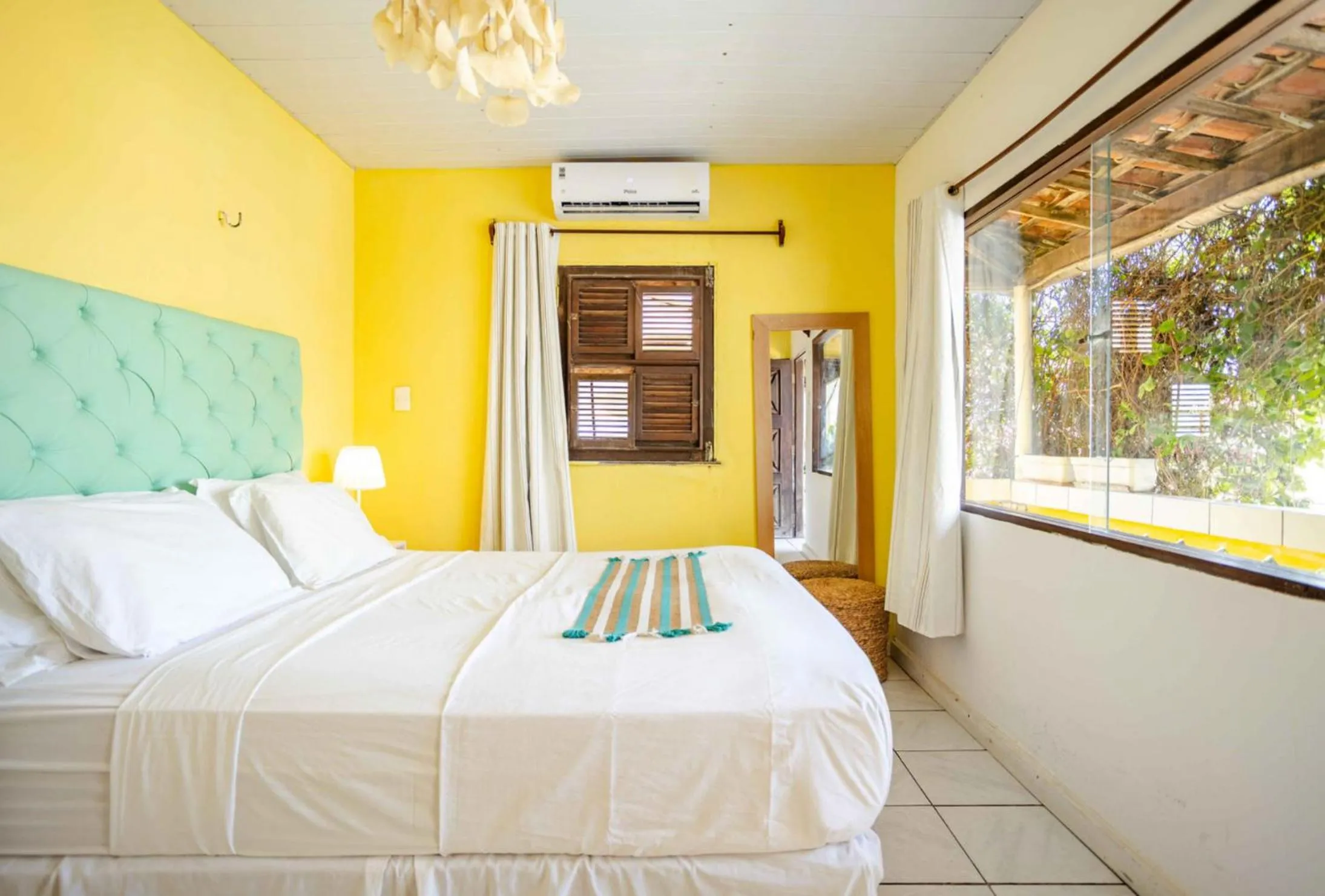 Bed in Pousada Duna Beach