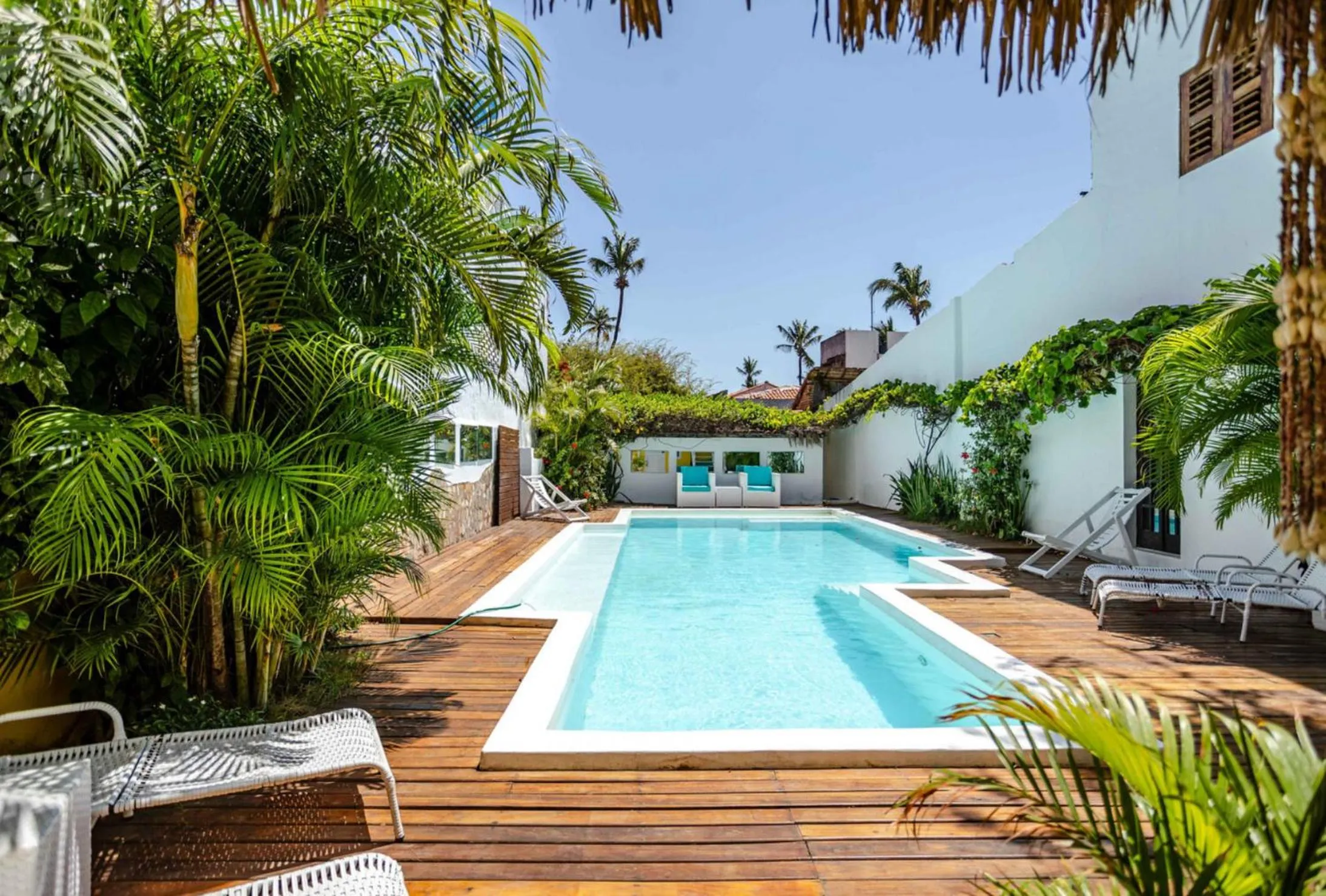 Pool view in Pousada Duna Beach