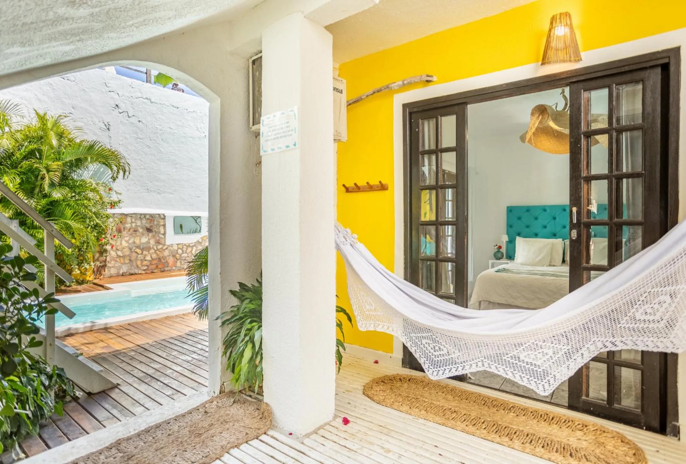 Patio in Pousada Duna Beach