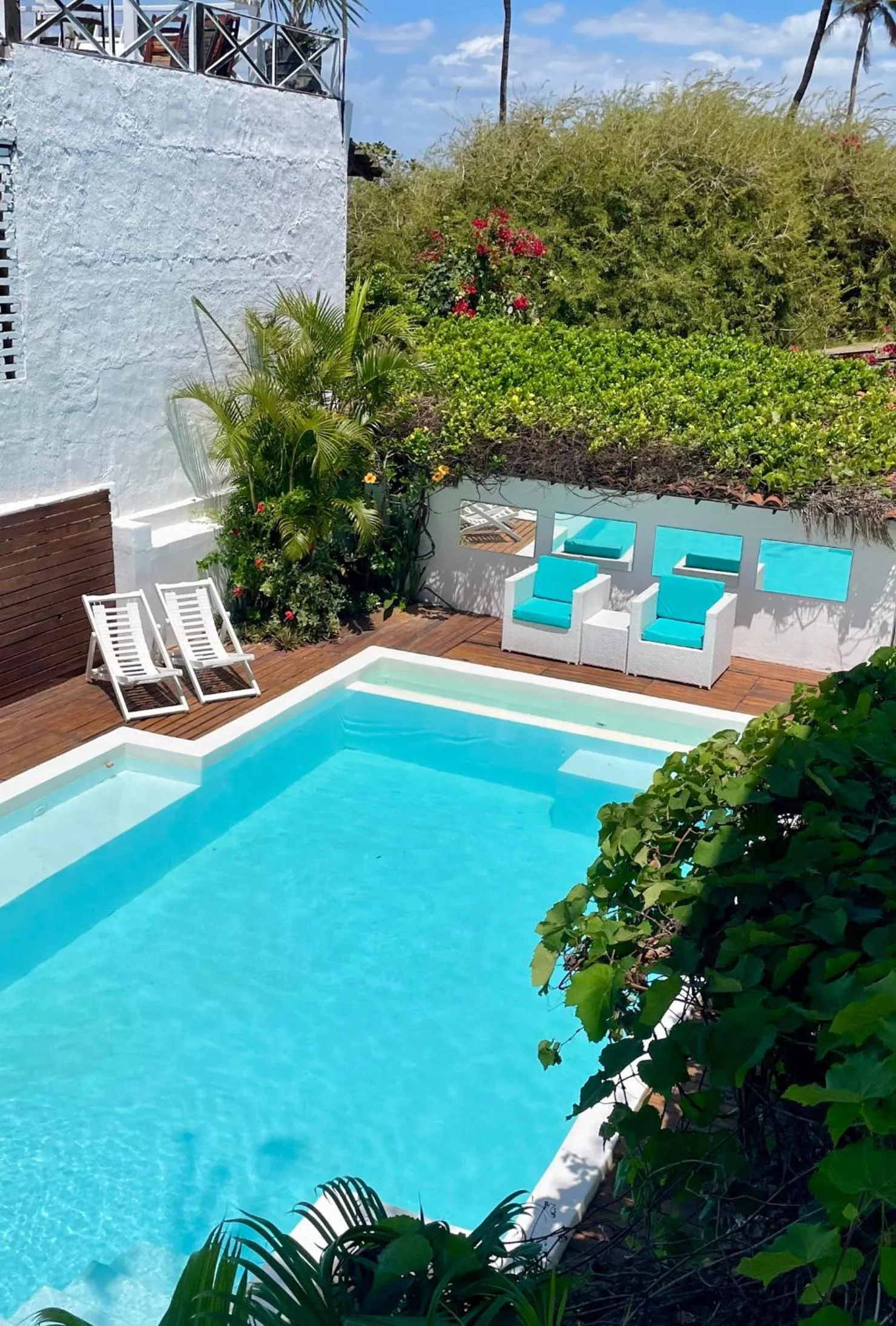 Pool view in Pousada Duna Beach