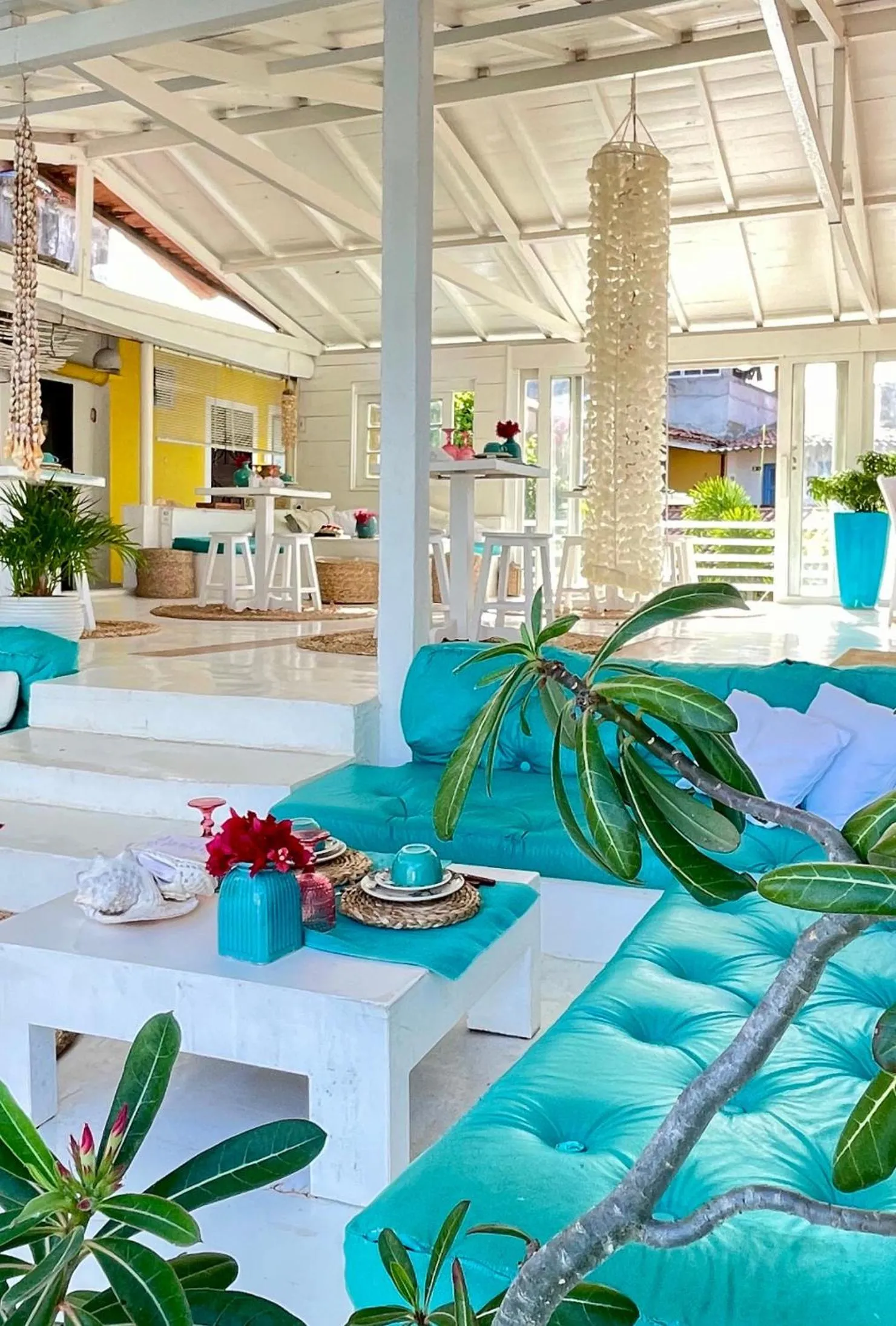 Seating area in Pousada Duna Beach