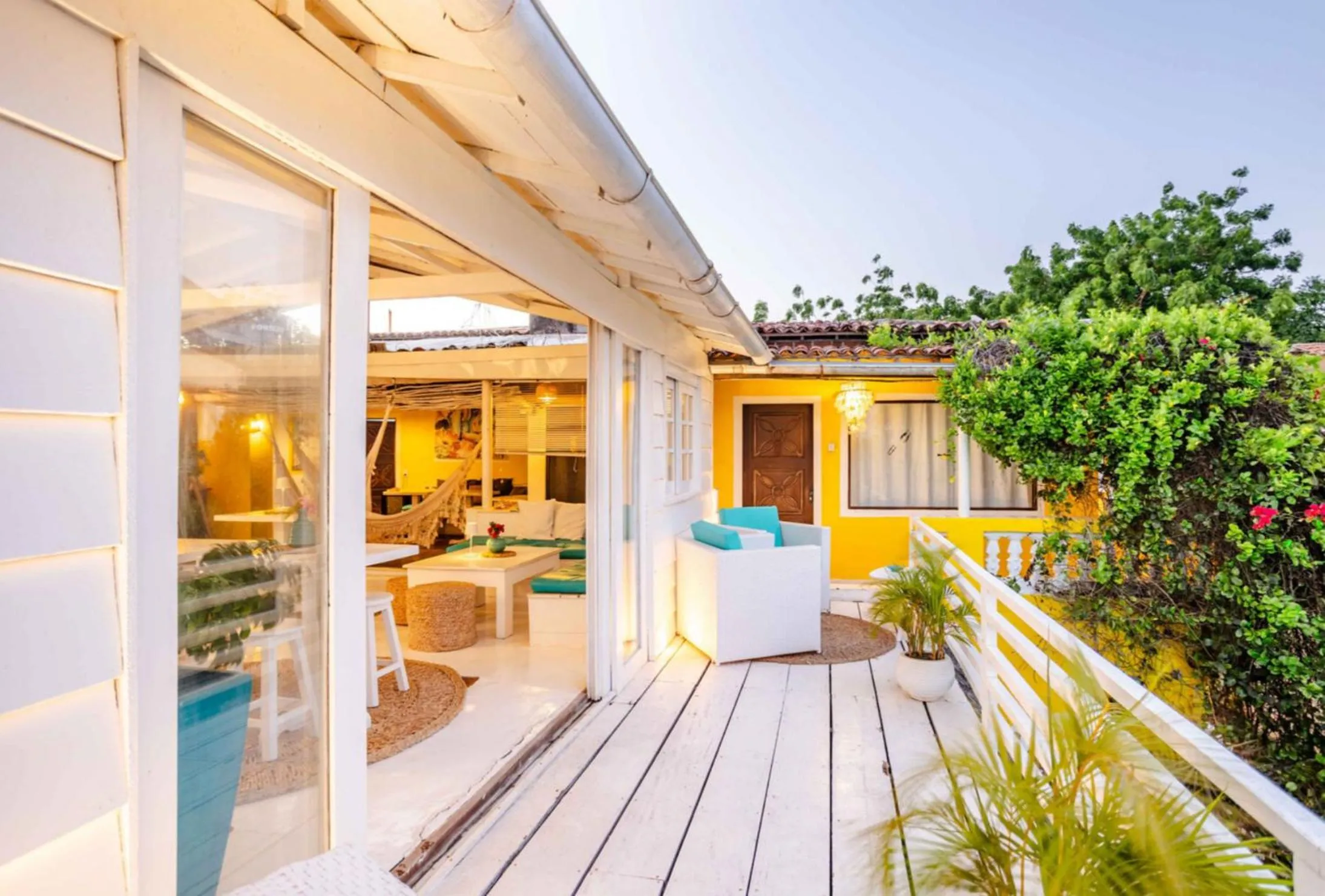 Seating area in Pousada Duna Beach