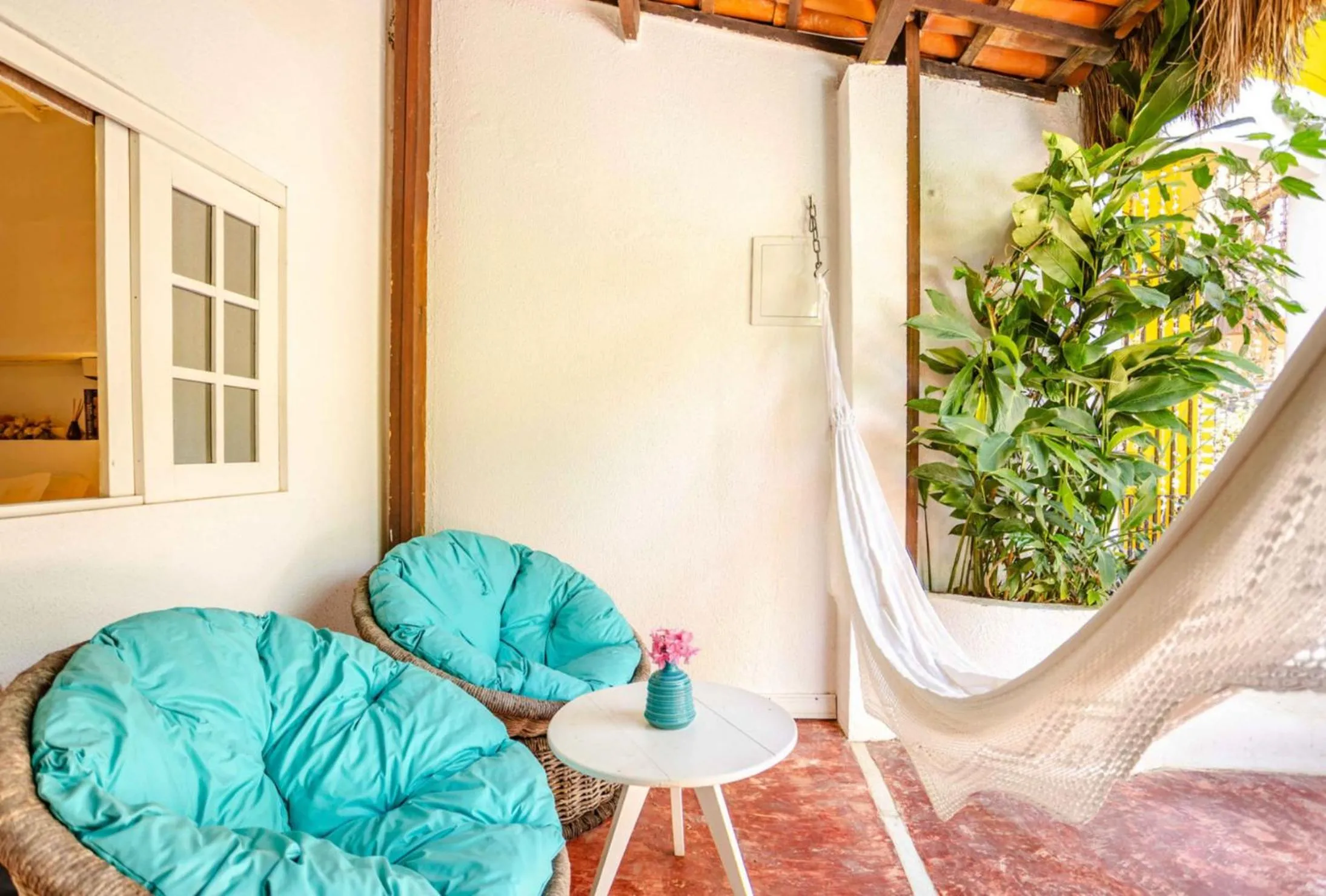 Seating area in Pousada Duna Beach