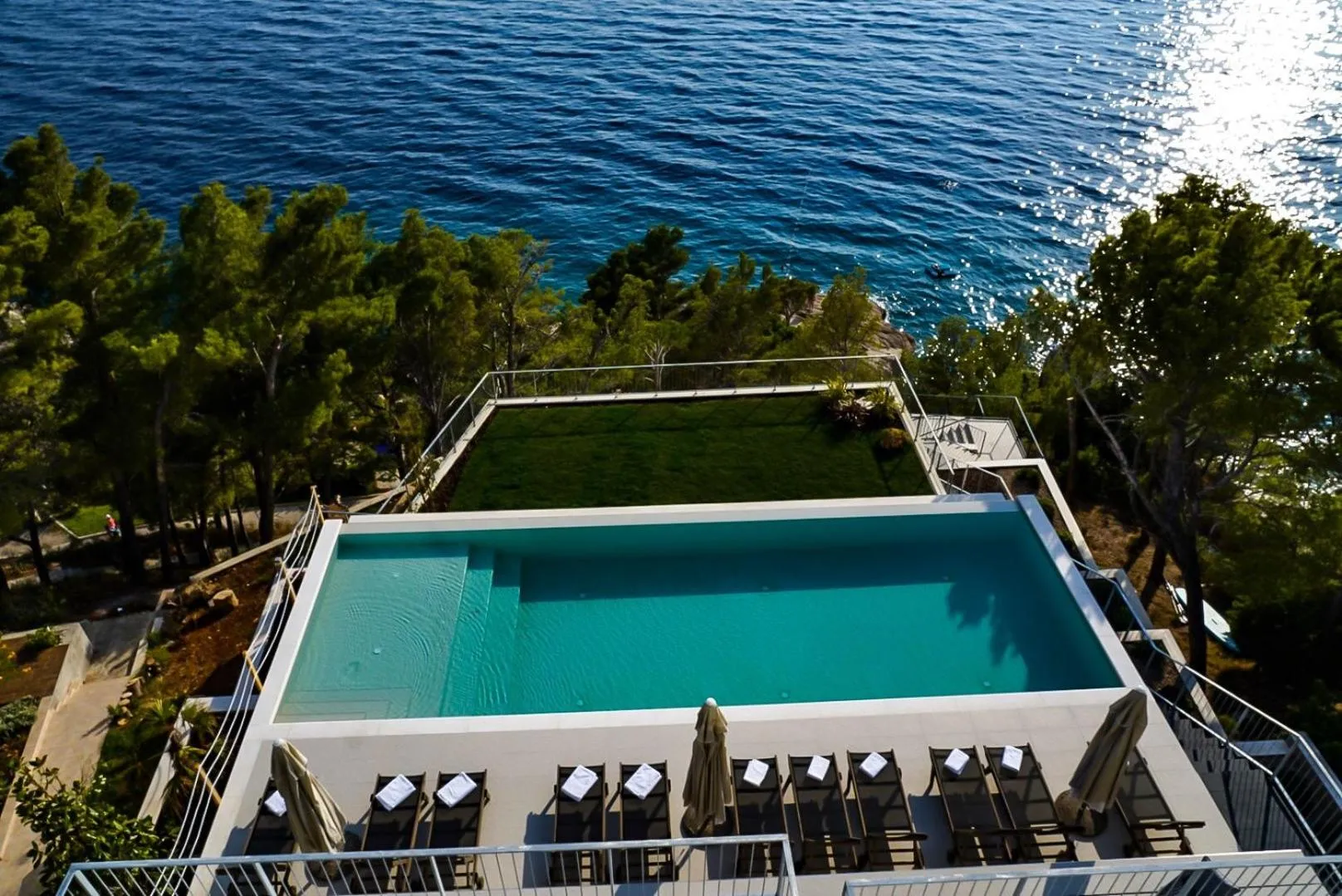 Villa Colomba a luxury villa in Brela, seafront