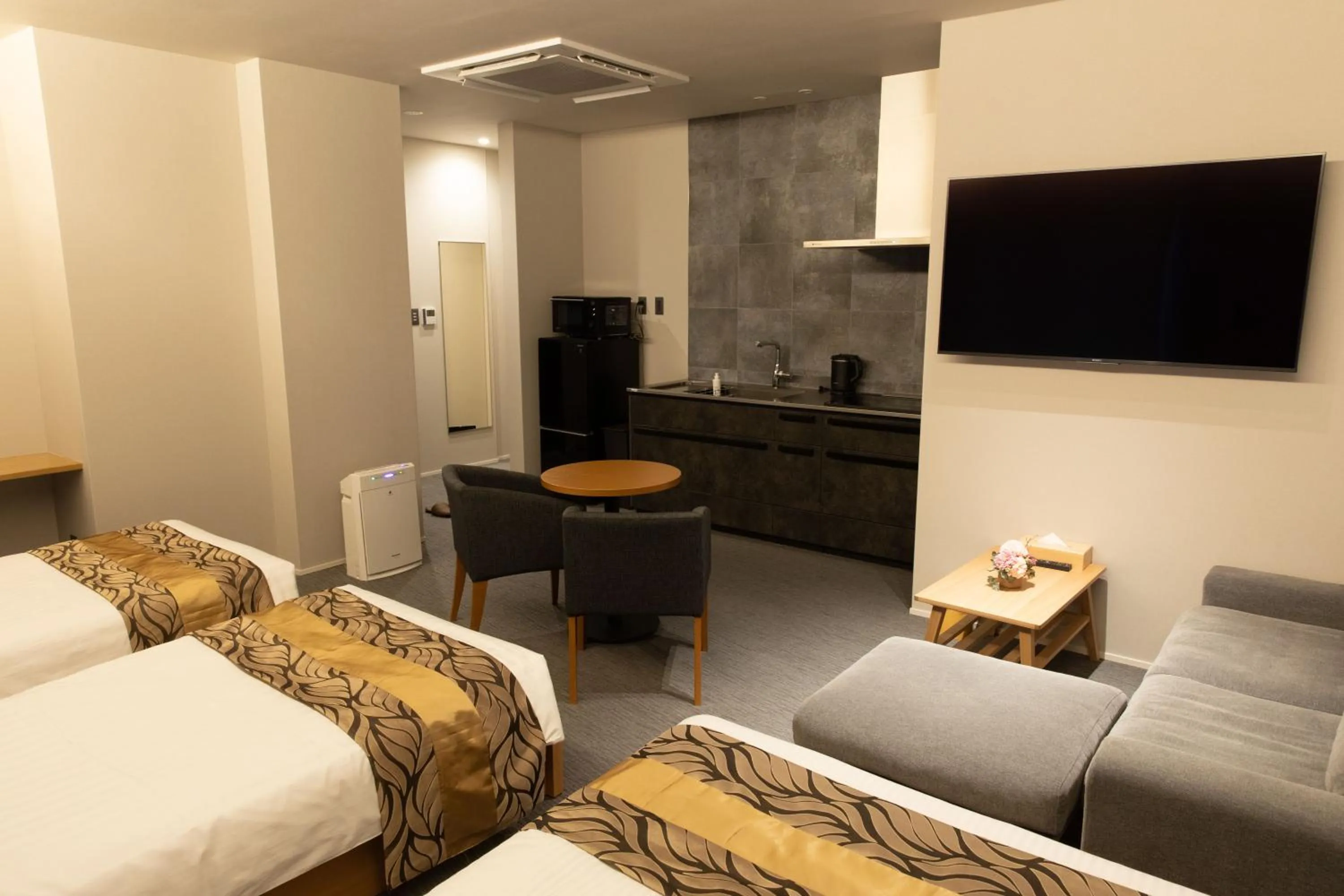 Photo of the whole room, Bed in GRAND BASE Nagoya Ekinishi