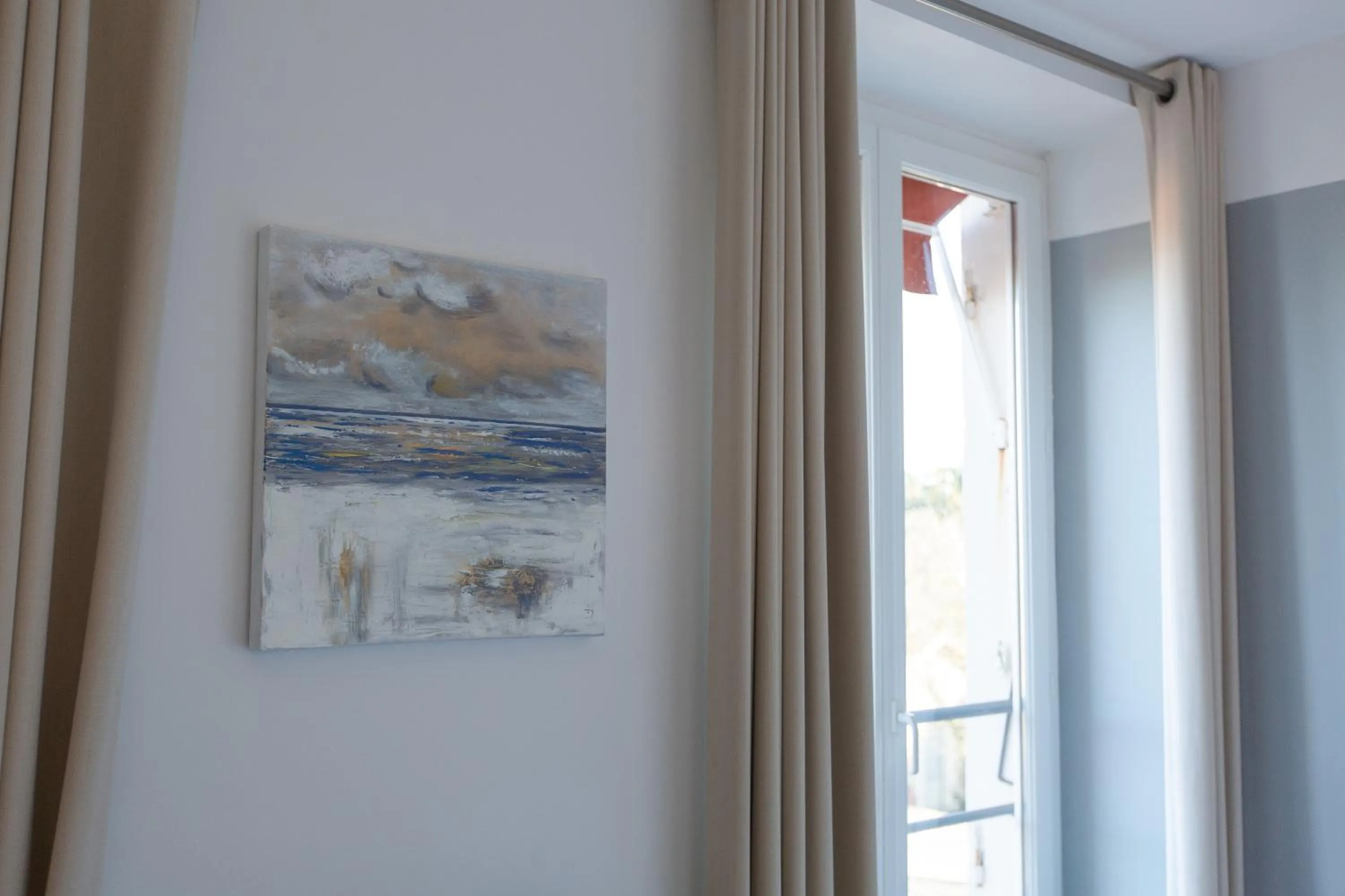 Decorative detail in Hôtel de la Plage, Ronce-les-bains, La Tremblade