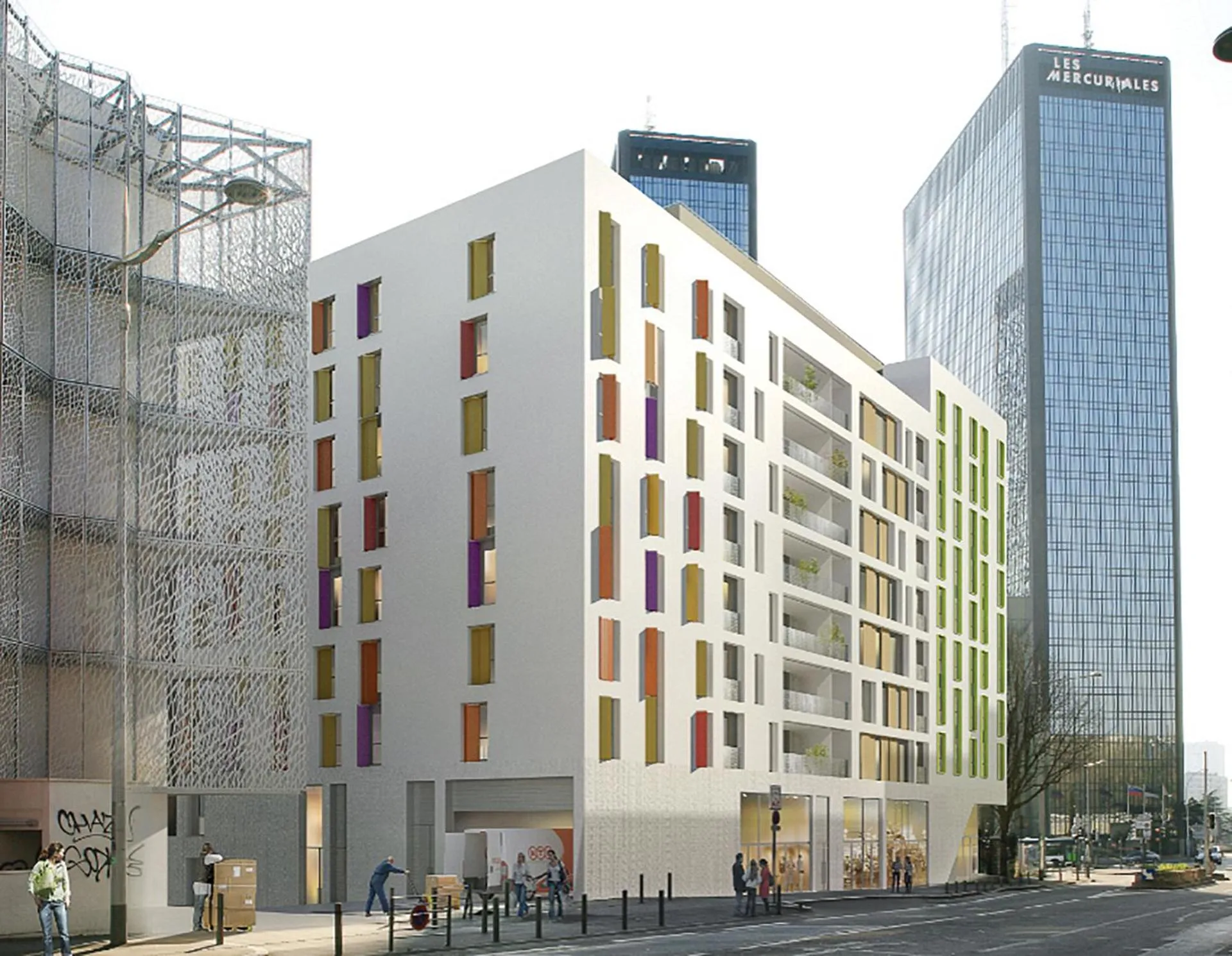 Property building in Student Factory Paris Bagnolet