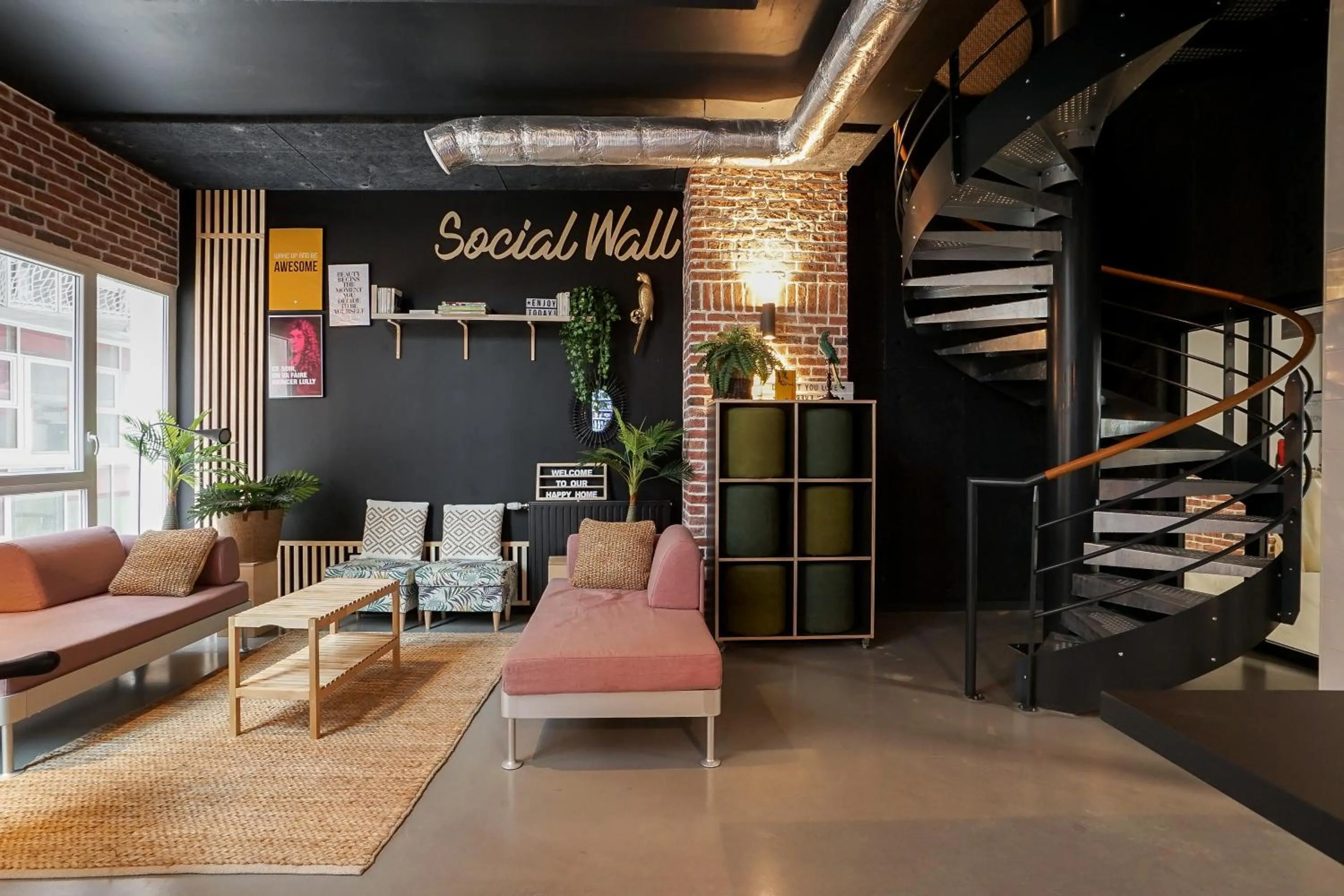 Living room in Student Factory Paris Bagnolet