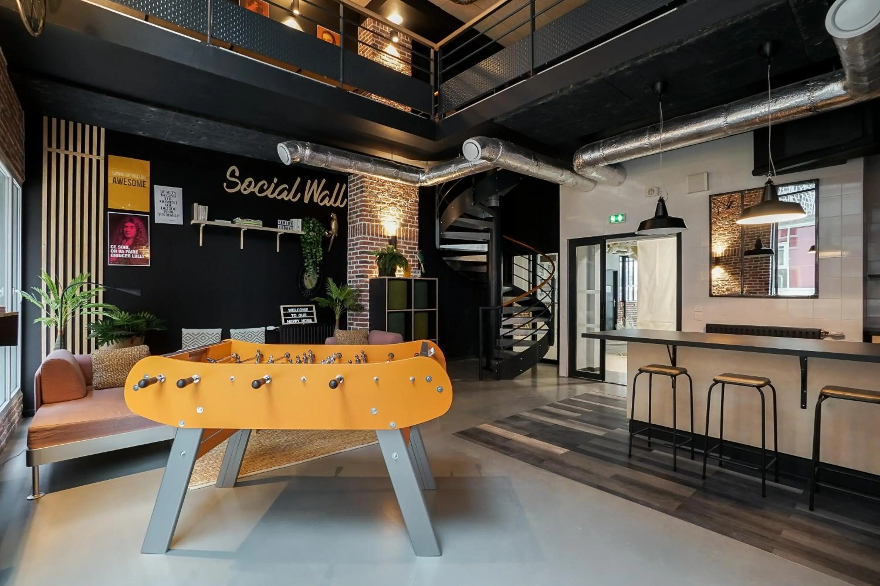 Seating area in Student Factory Paris Bagnolet