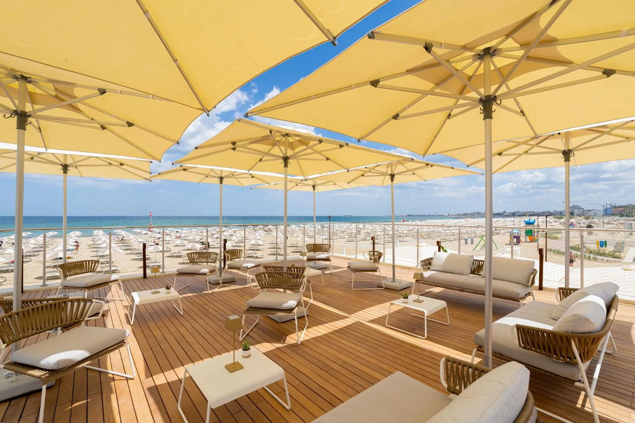 Sea view in Club del Sole Rimini Family Resort