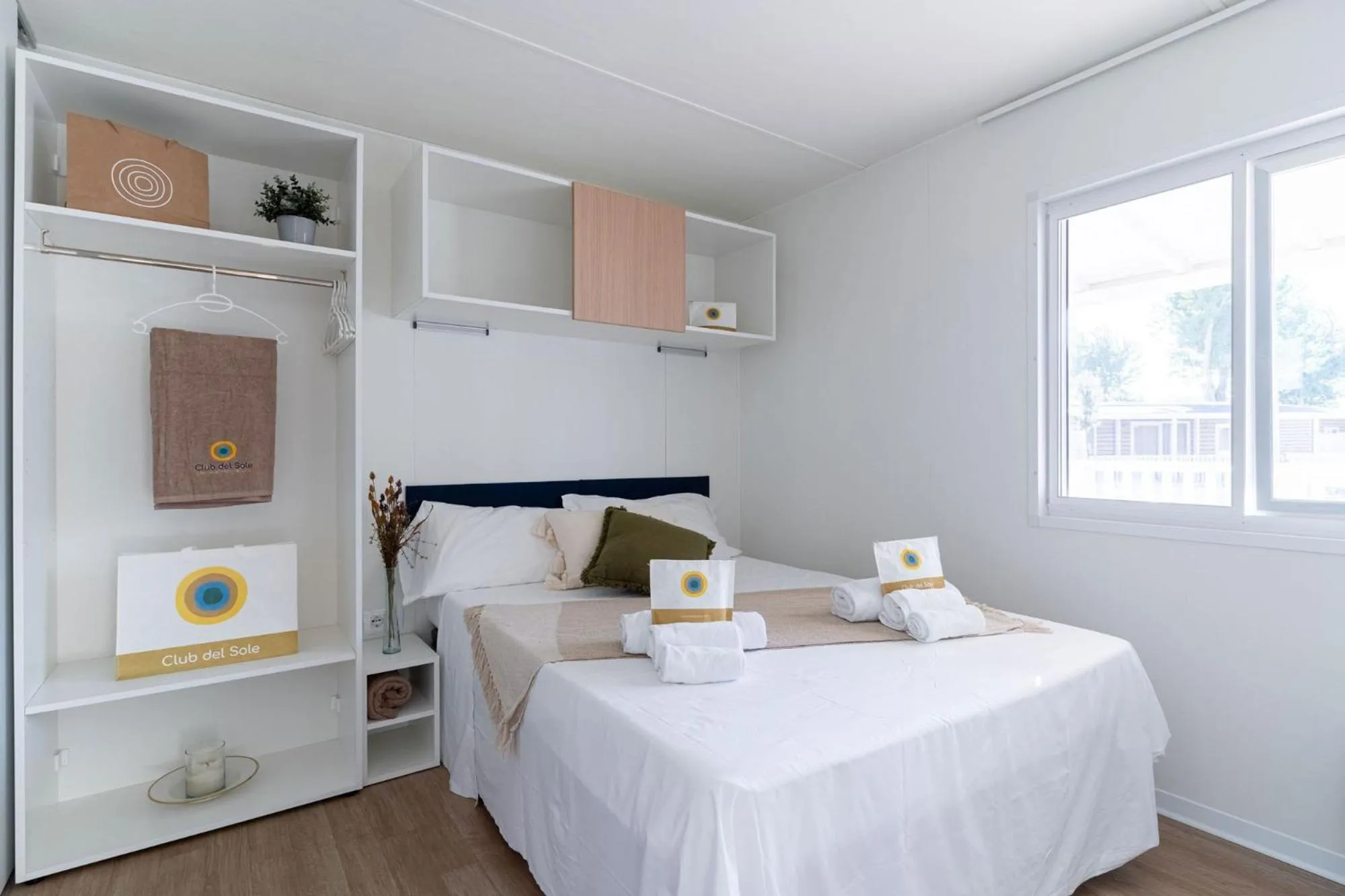 Bedroom, Bed in Club del Sole Rimini Family Resort