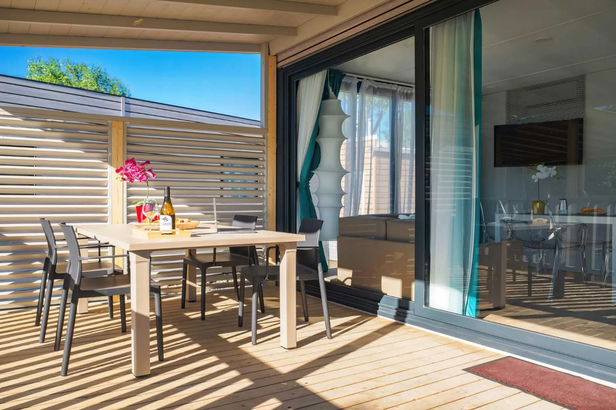 Balcony/Terrace in Club del Sole Rimini Family Resort