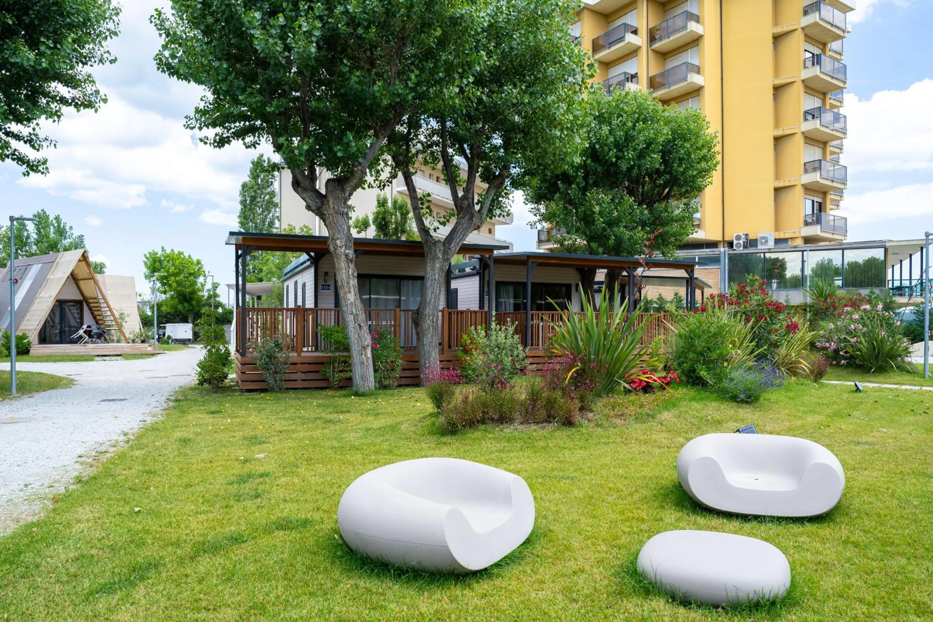 Property building in Club del Sole Rimini Family Resort