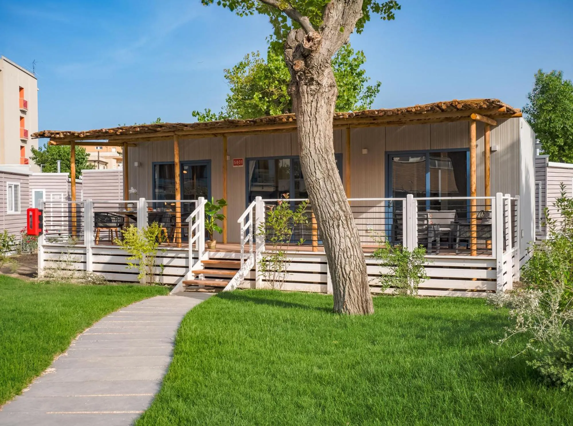 Property building in Club del Sole Rimini Family Resort