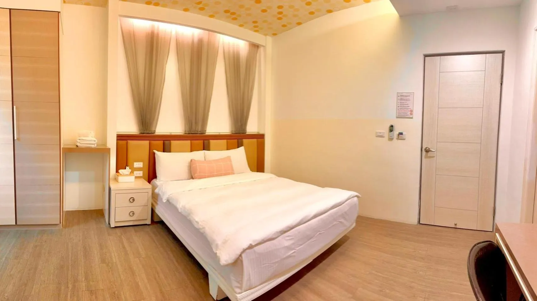 Bed in 綠島海灣會館Bay Resort