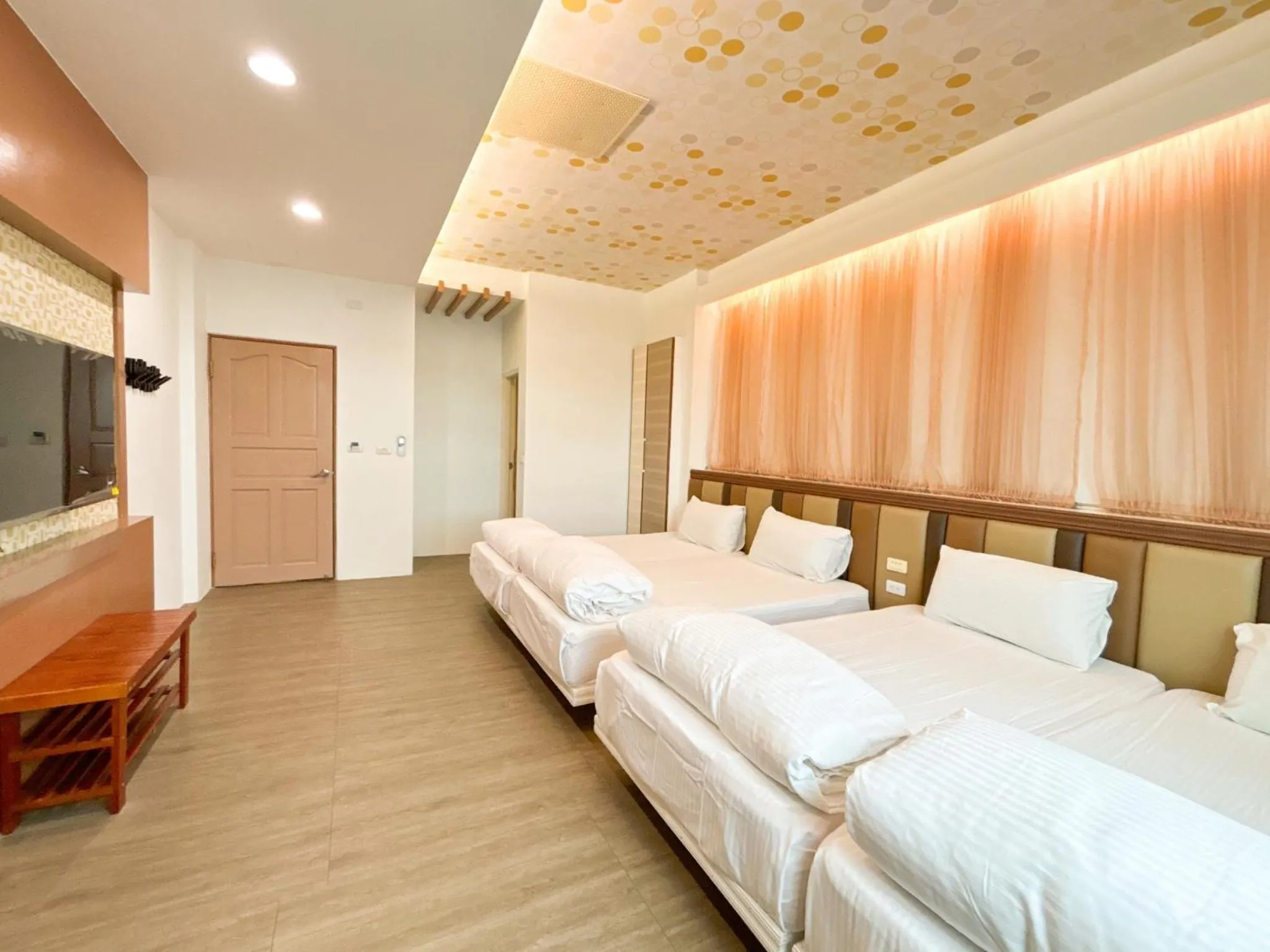 Bed in 綠島海灣會館Bay Resort