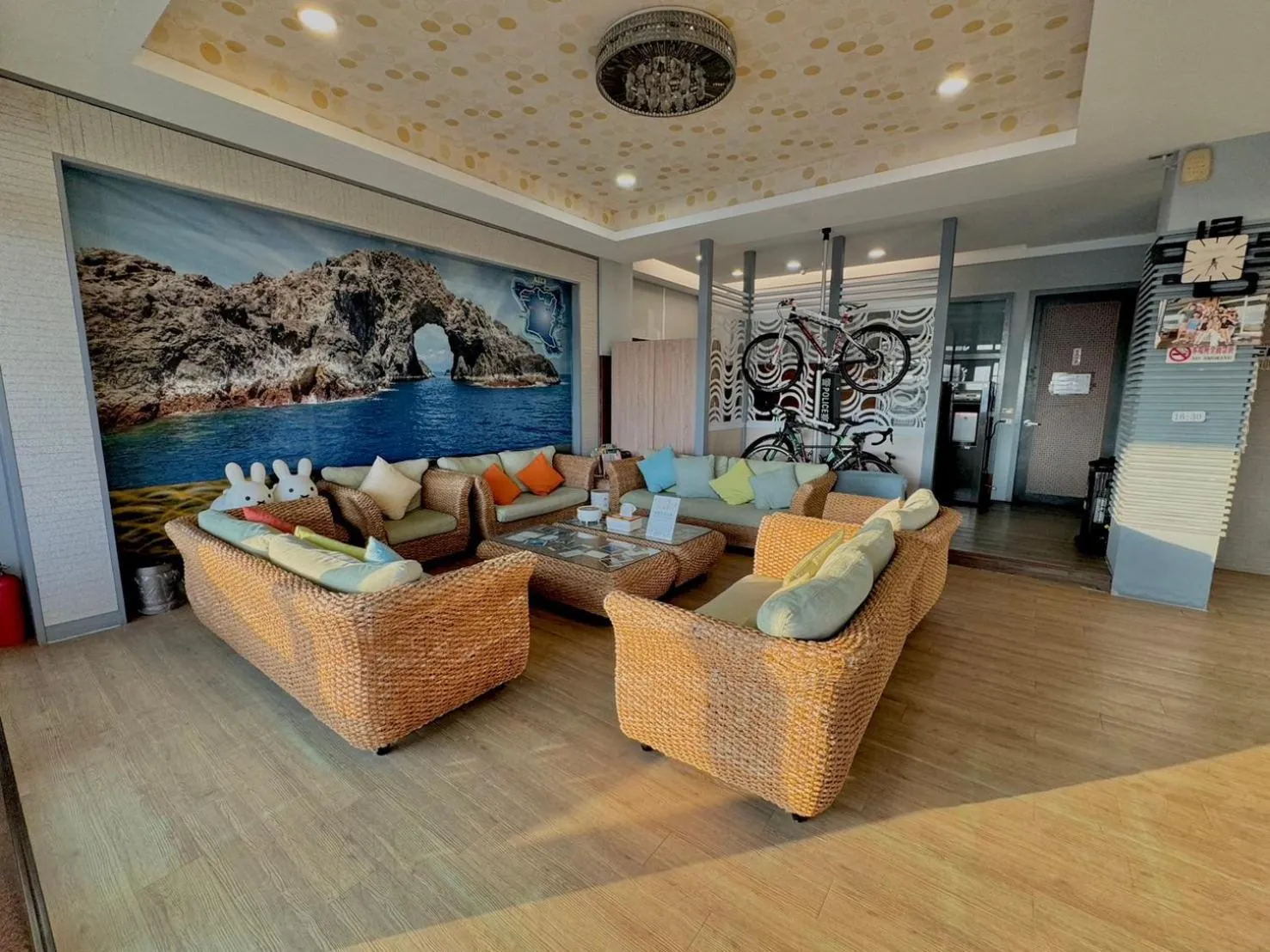Living room in 綠島海灣會館Bay Resort